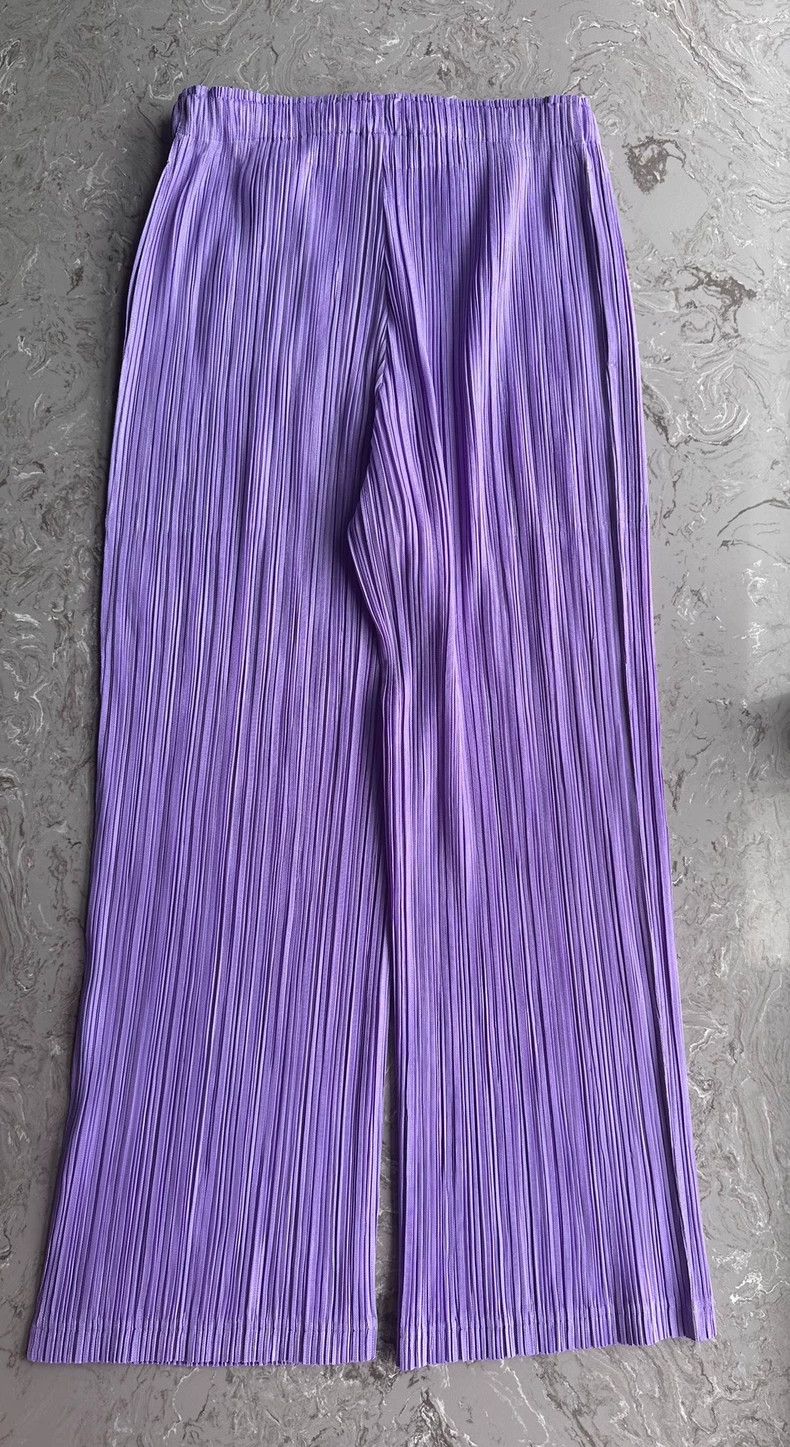 Issey Miyake issey miyake size:4 Taro purple pleated pants Size 42" / US 20 - 2 Thumbnail