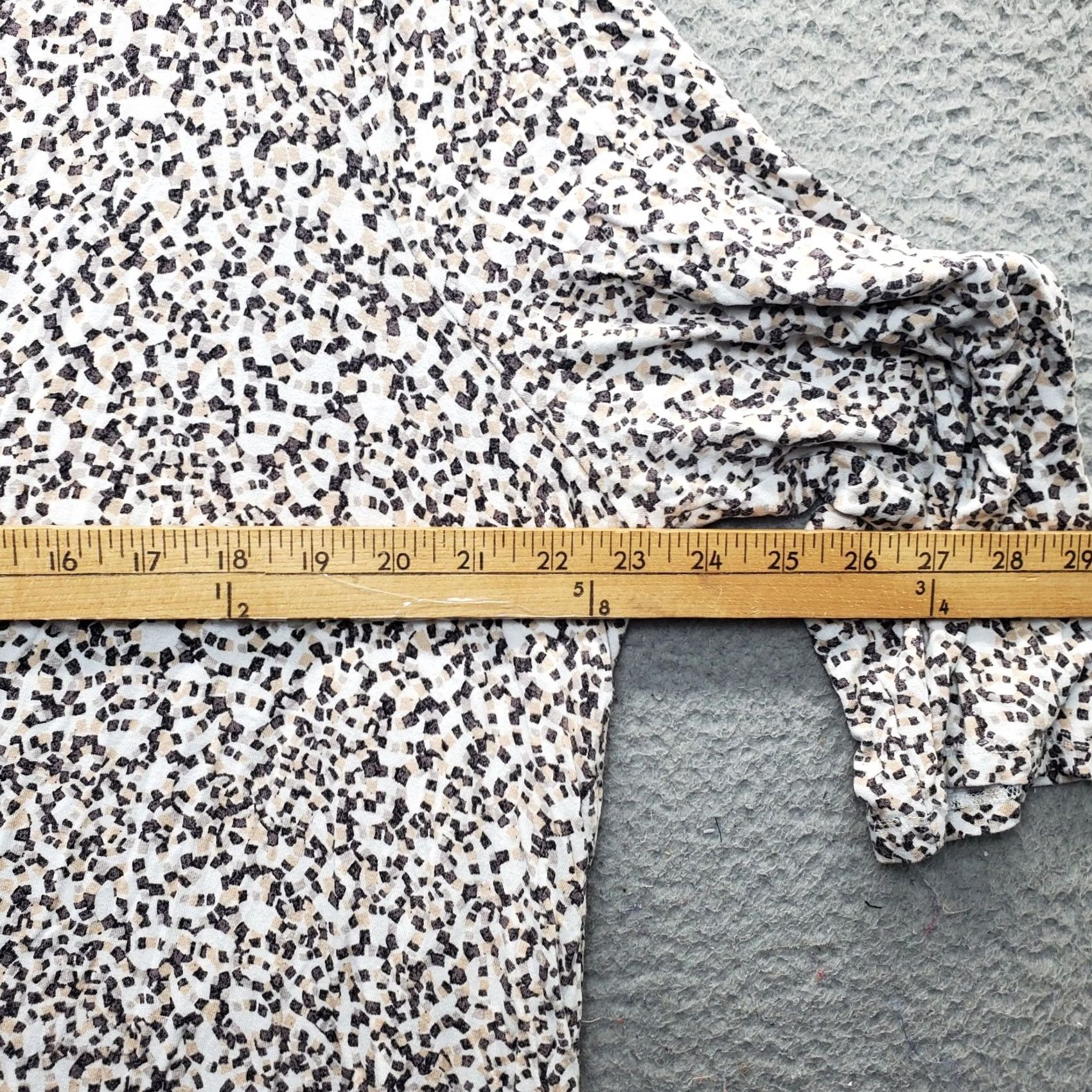 Vintage Lane Bryant Kimono Top Women's 18/20 Multi Leopard Print Long Sleeve Open Front Shirt Womens Size 18/20 Leopard Print Fashion Size XXL / US 16-18 / IT 52-54 - 5 Thumbnail