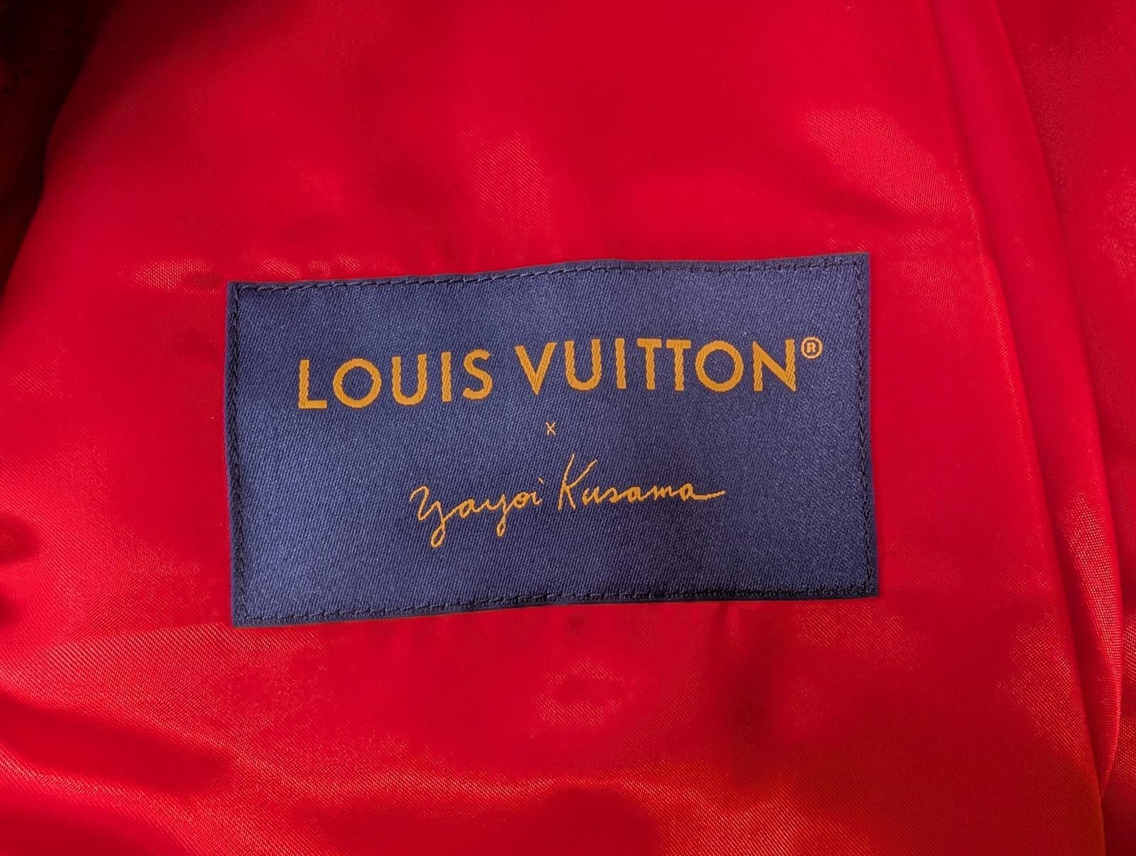 Louis Vuitton Louis Vuitton x Yayoi Kusama Flower Varsity Jacket in Red Size US L / EU 52-54 / 3 - 8 Thumbnail
