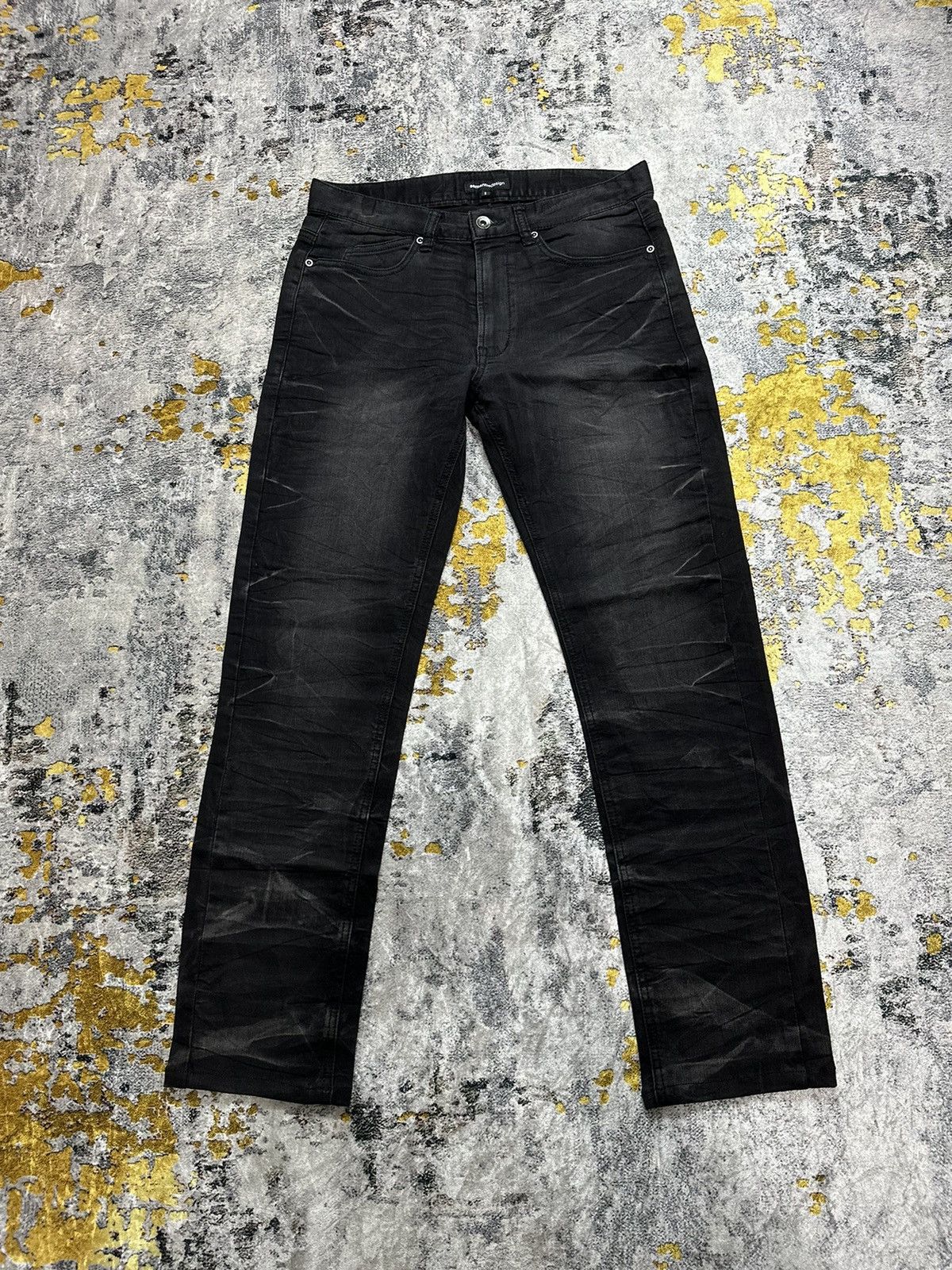 semanticdesign Mud Wash Semantic Design Distressed Denim Jeans Size US 30 / EU 46 - 1 Thumbnail