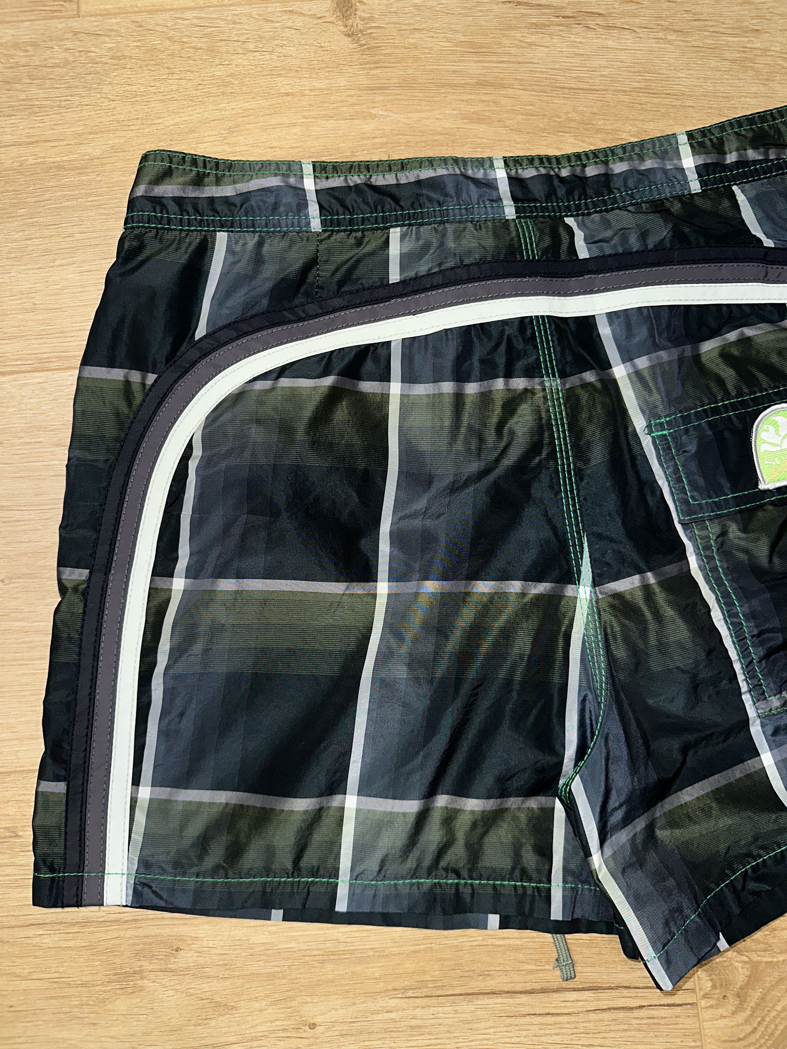 Sundek Sundek 30 Goldenwave Swim Shorts Plaid Check Rainbow Size 30 Size US 30 / EU 46 - 8 Thumbnail