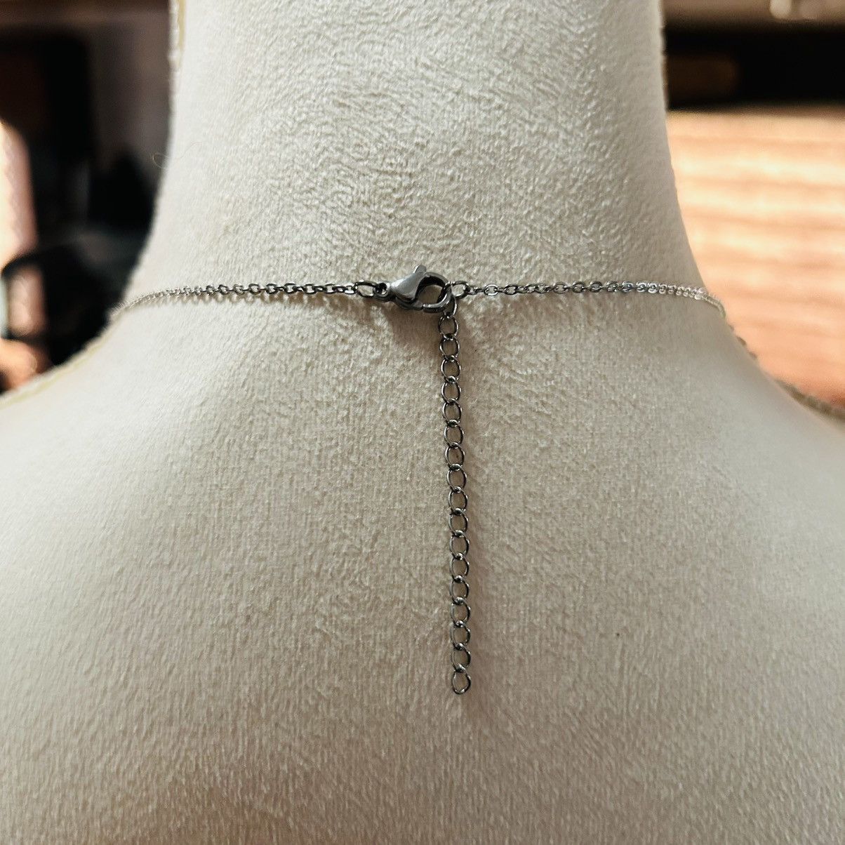 Handmade Handcrafted framed rainbow moonstone 925 sterling necklace Size ONE SIZE - 6 Thumbnail