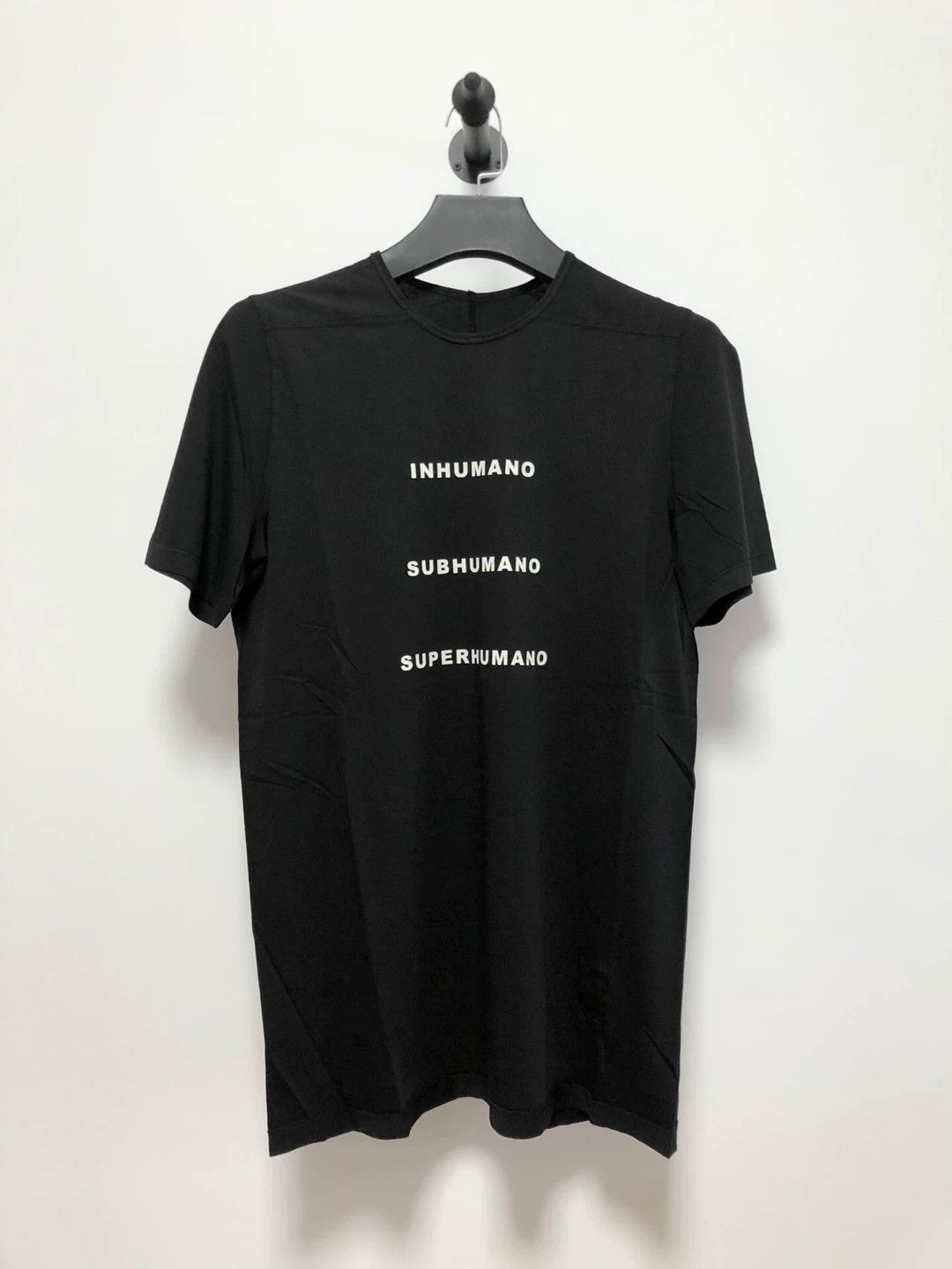 Rick Owens Rick Owens Black Short Sleeve T-Shirt Size US S / EU 44-46 / 1 - 1 Thumbnail