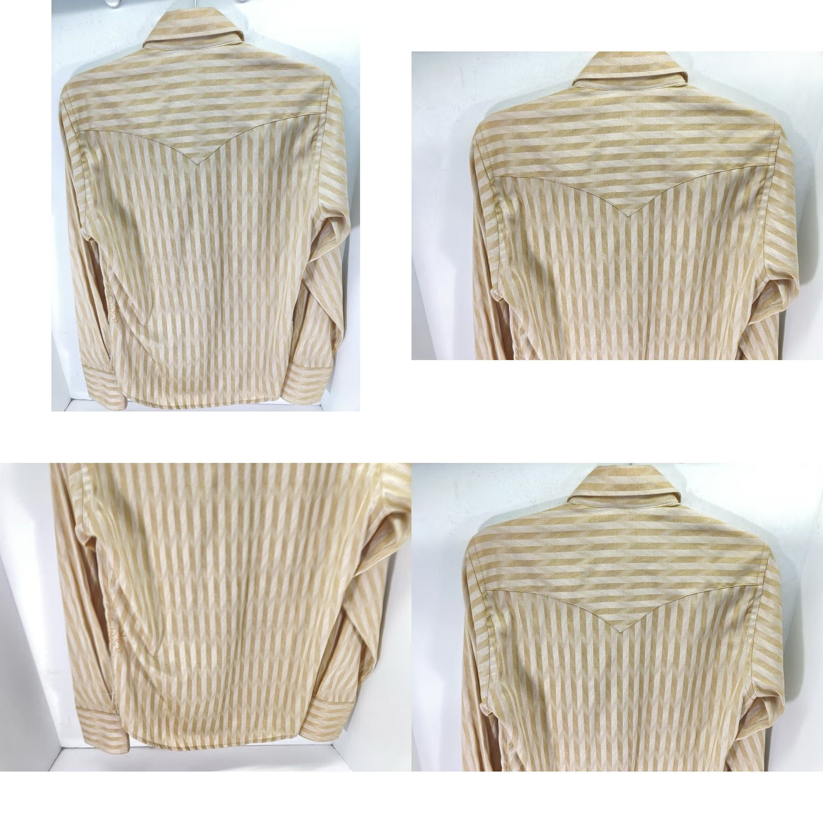 Equipment Cowboy Equipment Pearl Snap Shirt Men Size S Gold Stripe Western Embroidered Long Sleeve Vintage USA Size US S / EU 44-46 / 1 - 8 Thumbnail