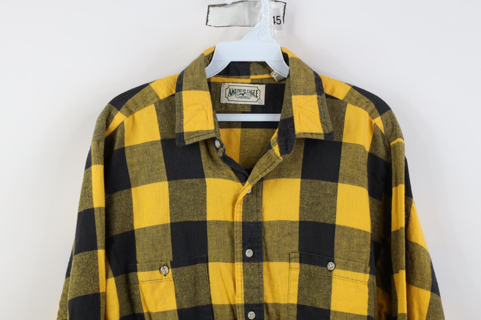 American Eagle Outfitters Vintage 90s Y2K American Eagle Outfitters Collared Shirt Size US L / EU 52-54 / 3 - 2 Thumbnail