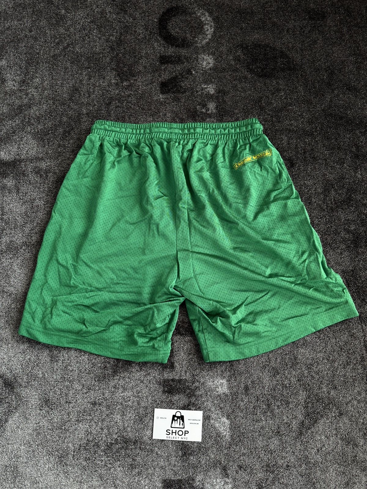 Chrome Hearts CHROME HEARTS GREEN/YELLOW MESH SHORTS Size US 34 / EU 50 - 2 Thumbnail