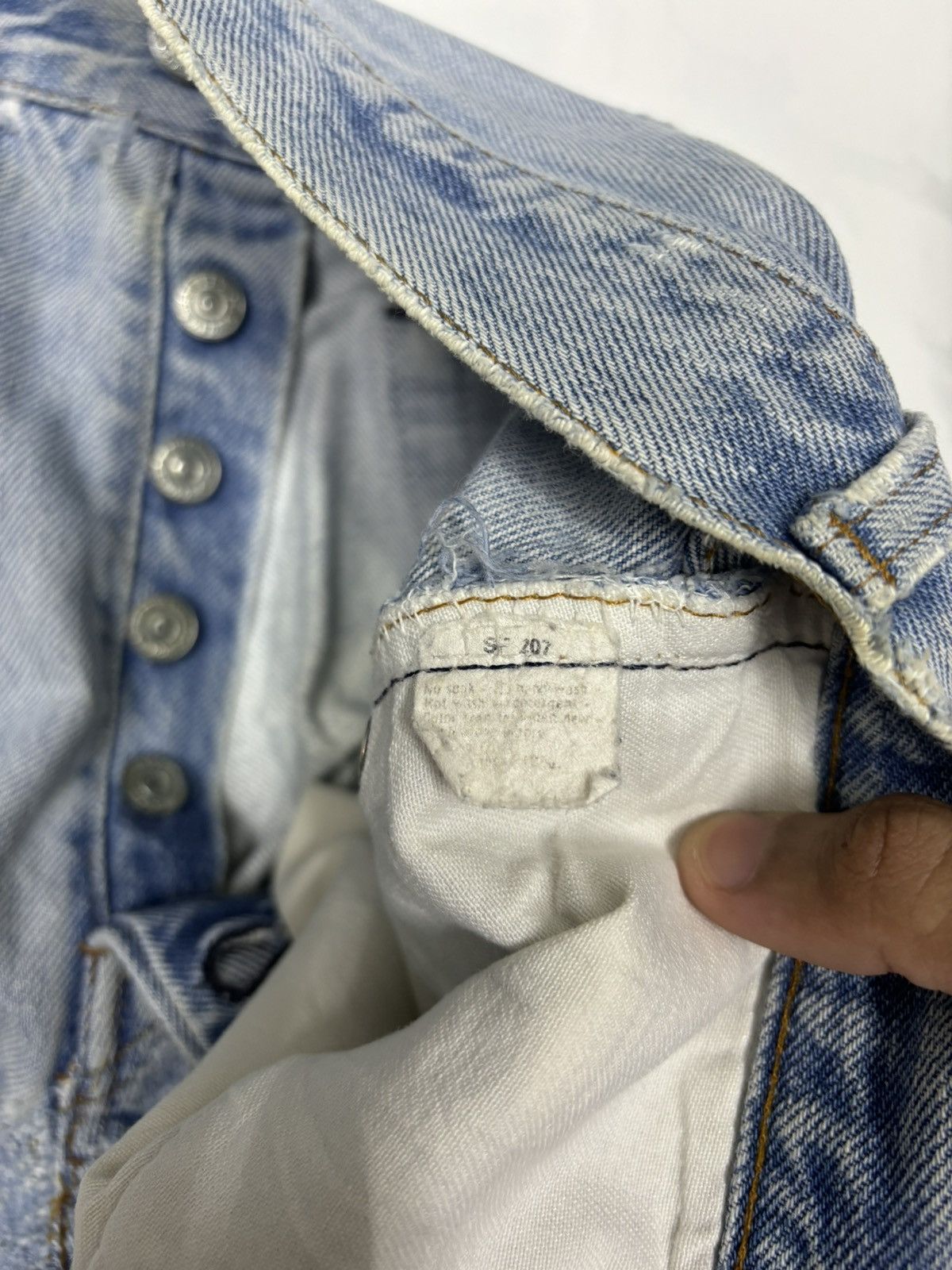 Levi's VTG 80s Levi's 501 Redline #524 Size US 29 - 12 Thumbnail