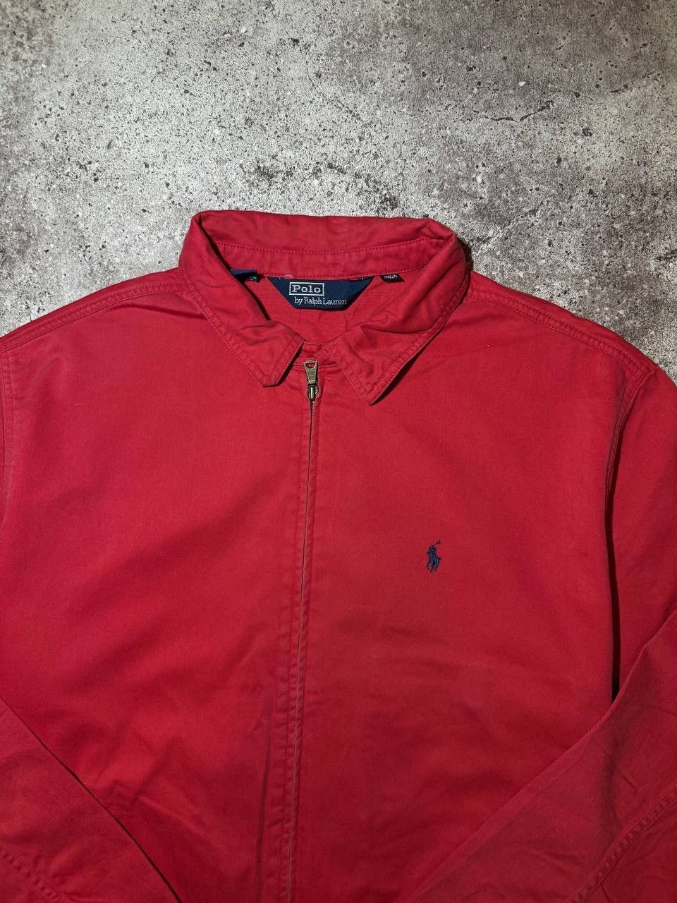 Polo Ralph Lauren Vintage Polo Ralph Lauren Red Harington Bomber Jacket Size US XL / EU 56 / 4 - 2 Thumbnail