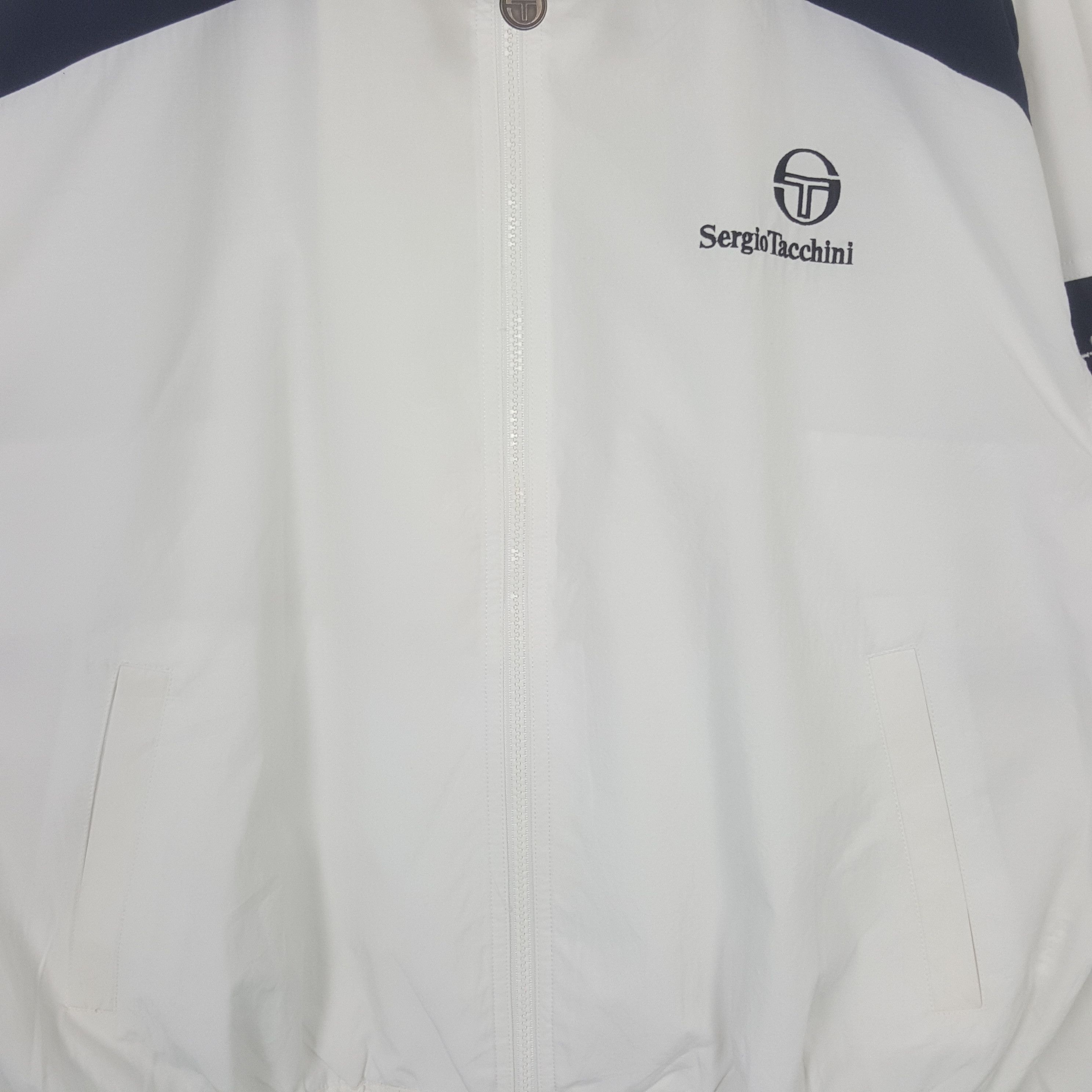 Sergio Tacchini Vintage Sergio Tacchini Tennis Windbreaker Jacket C296N29 Size US XL / EU 56 / 4 - 2 Thumbnail
