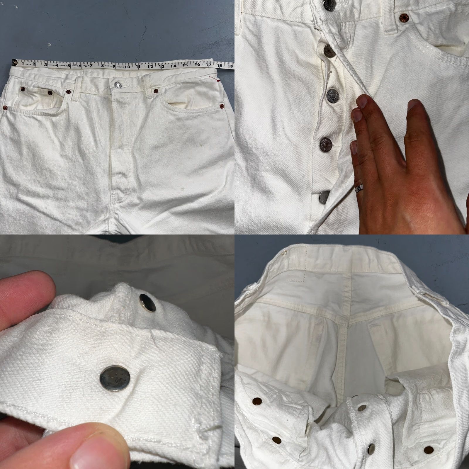 Levi's VINTAGE Levi's 501 Jeans Men Regular Fit Straight Leg 80s USA Light Wash 38x32 Size US 38 / EU 54 - 8 Thumbnail