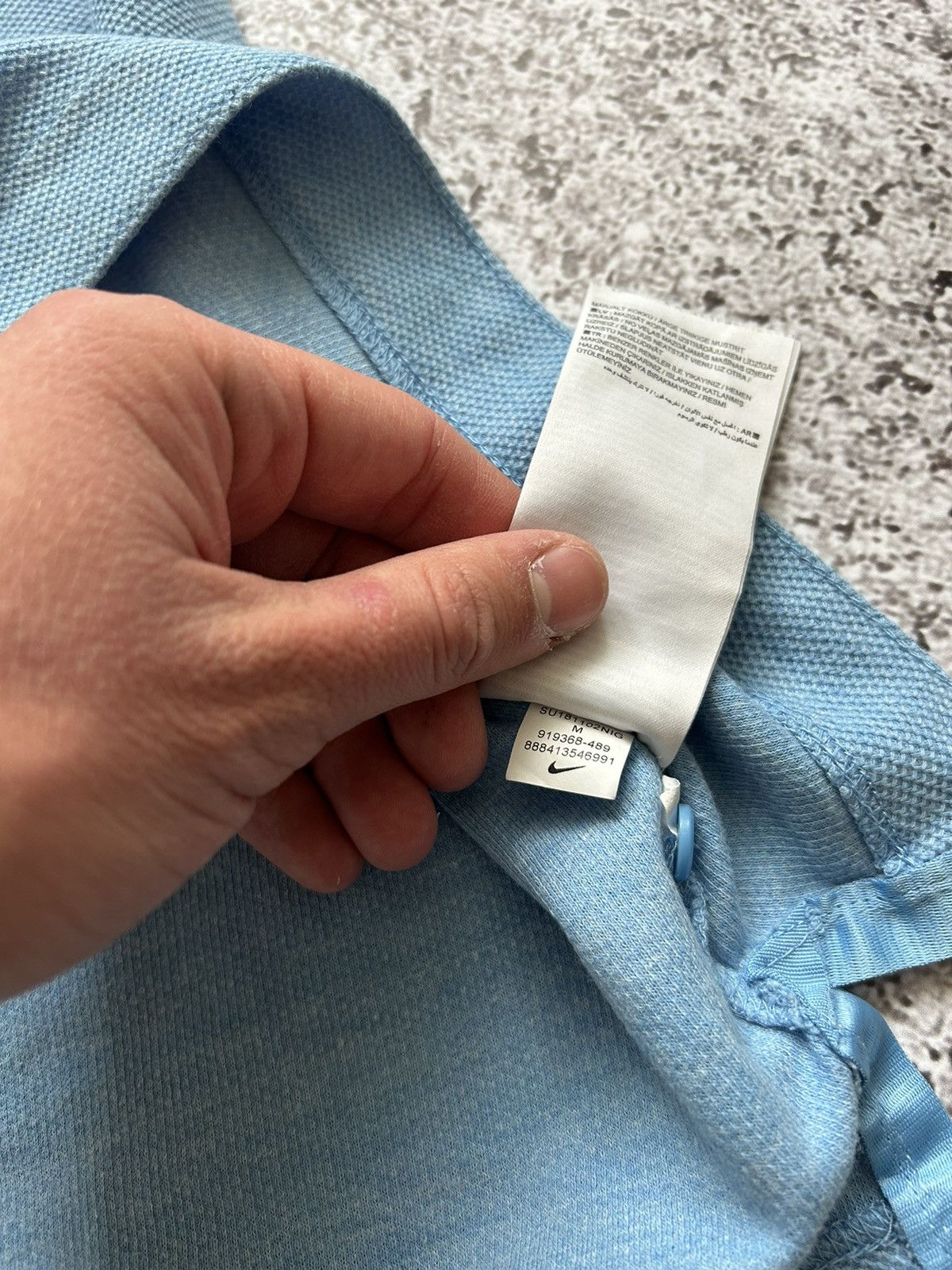 Nike × Vintage Nike Manchester City Polo T-Shirt Football Soccer Jersey Size US M / EU 48-50 / 2 - 6 Thumbnail