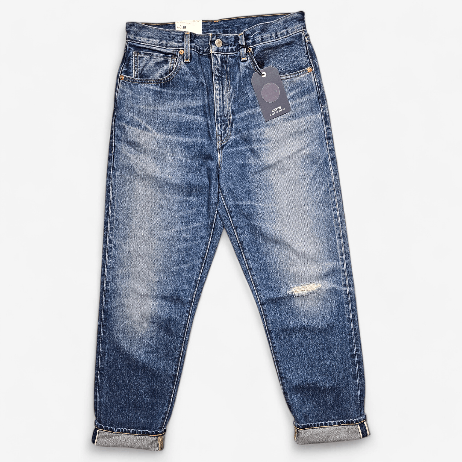 Levi's Made & Crafted NWT Levi's Made in Japan Column Denim Jeans Selvedge W30L30 Size 30" / US 8 / IT 44 - 2 Thumbnail