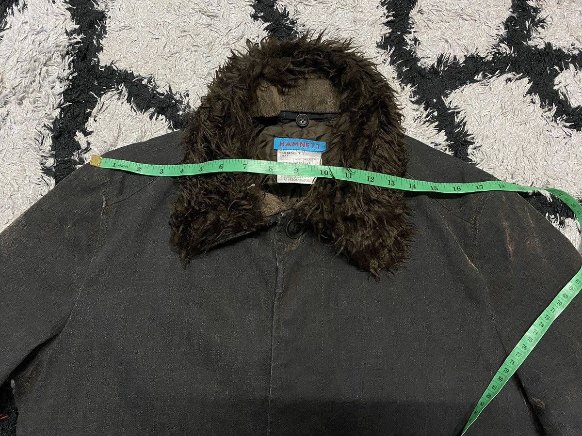 Katharine Hamnett London Katharine Hamnett WAX Jacket Detachable Fur Collar Size US L / EU 52-54 / 3 - 12 Thumbnail