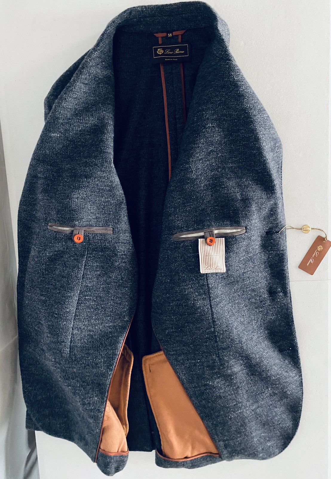 Loro Piana Loro Piana 🇮🇹 Sweater Knit Wool Cashmere Goatskin Trim 56 NEW Size US XL / EU 56 / 4 - 10 Thumbnail