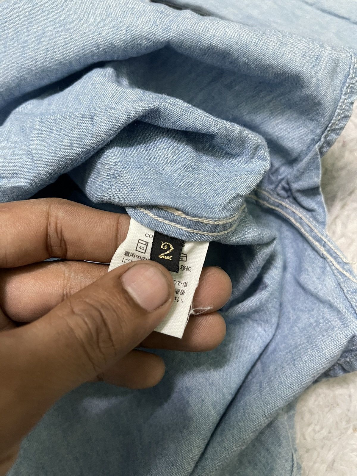 Japanese Brand × Kapital × Kapital Kountry VINTAGE KAPITAL SOFT DENIM SHIRT WW2 INSIPIRED Size US M / EU 48-50 / 2 - 9 Thumbnail