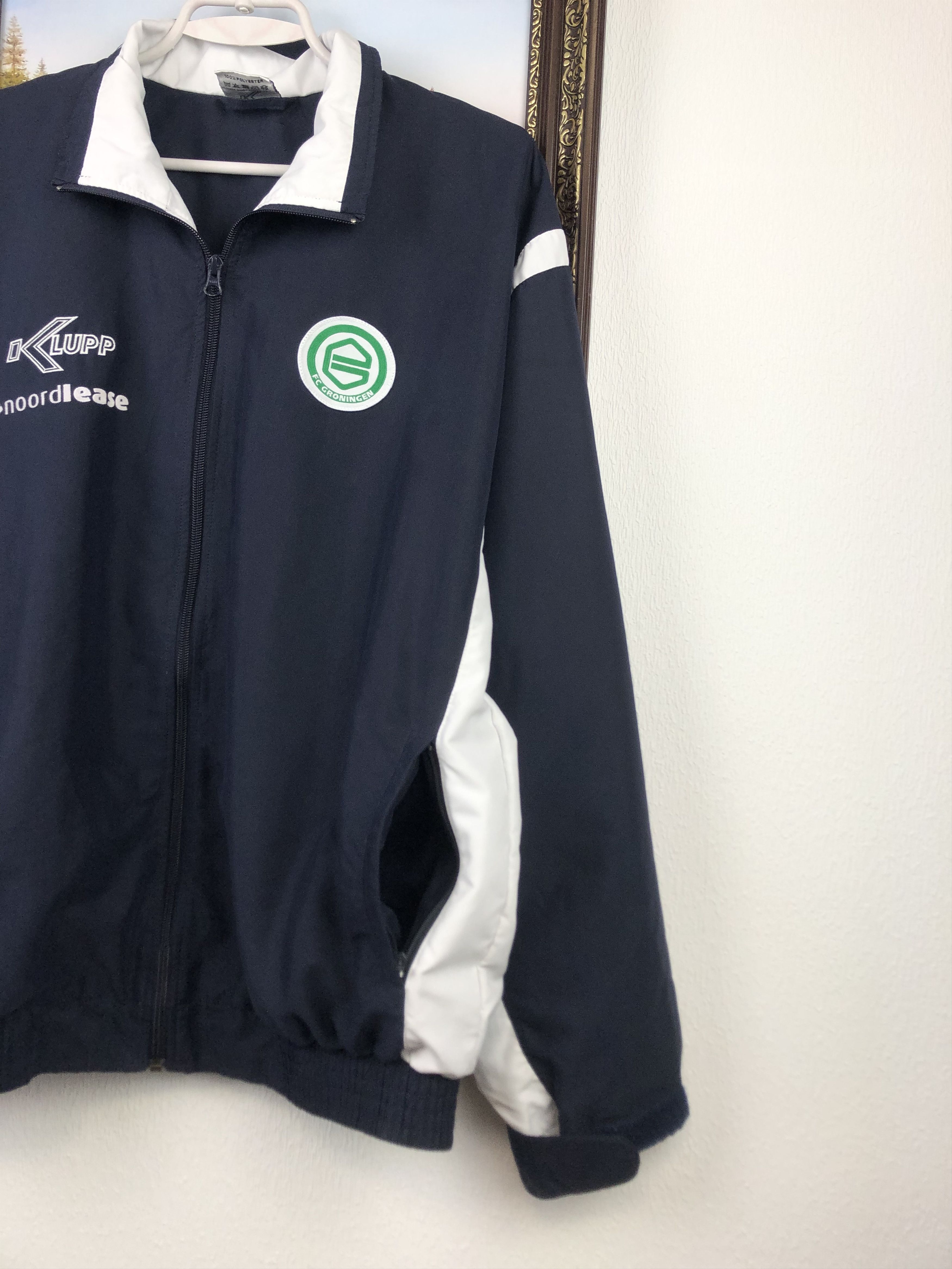 Vintage Vintage FC Groningen Football Jacket Soccer Track Top Size US L / EU 52-54 / 3 - 7 Thumbnail