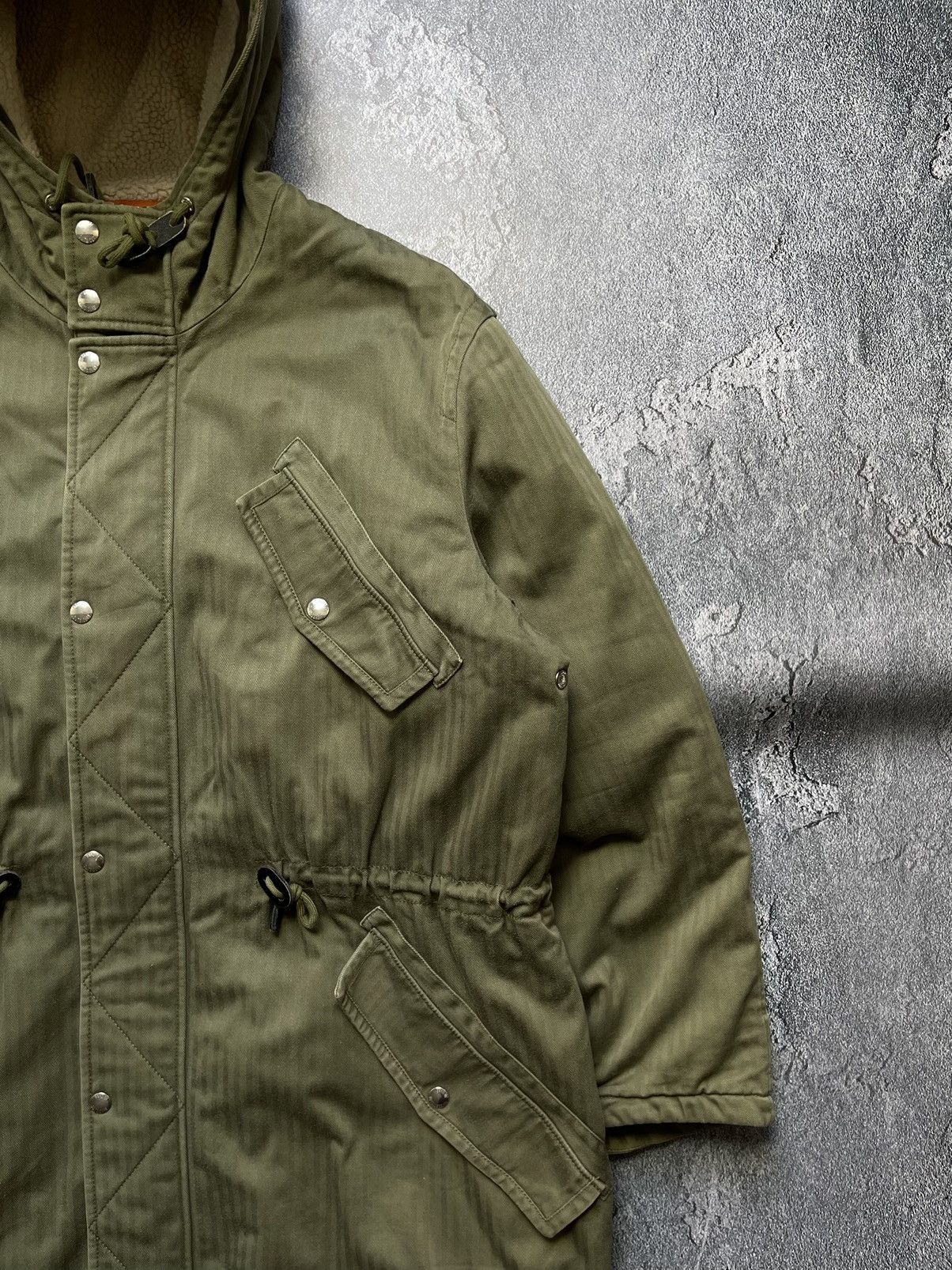 Band Of Outsiders Band of outsiders fw19 stripped parka jacket Size US XL / EU 56 / 4 - 5 Thumbnail