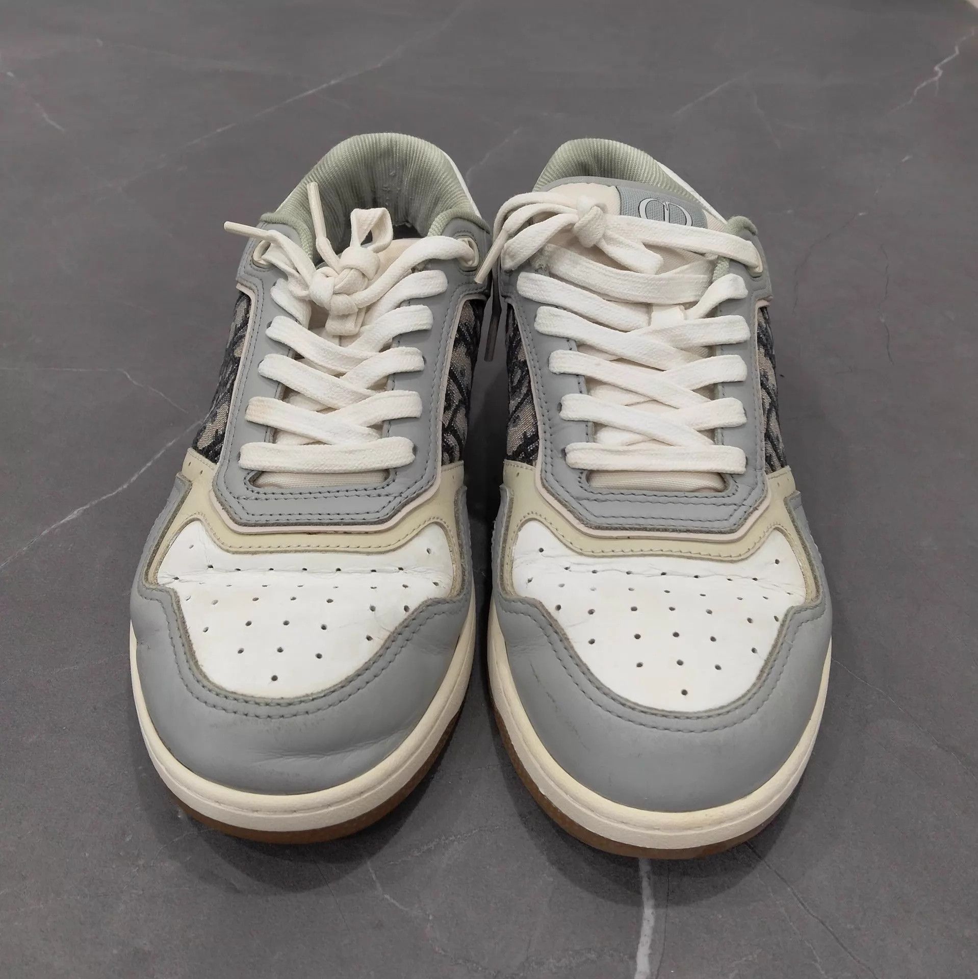 Dior DIOR B27 Logo Print Gray White 40 Size US 7 / EU 40 - 4 Thumbnail