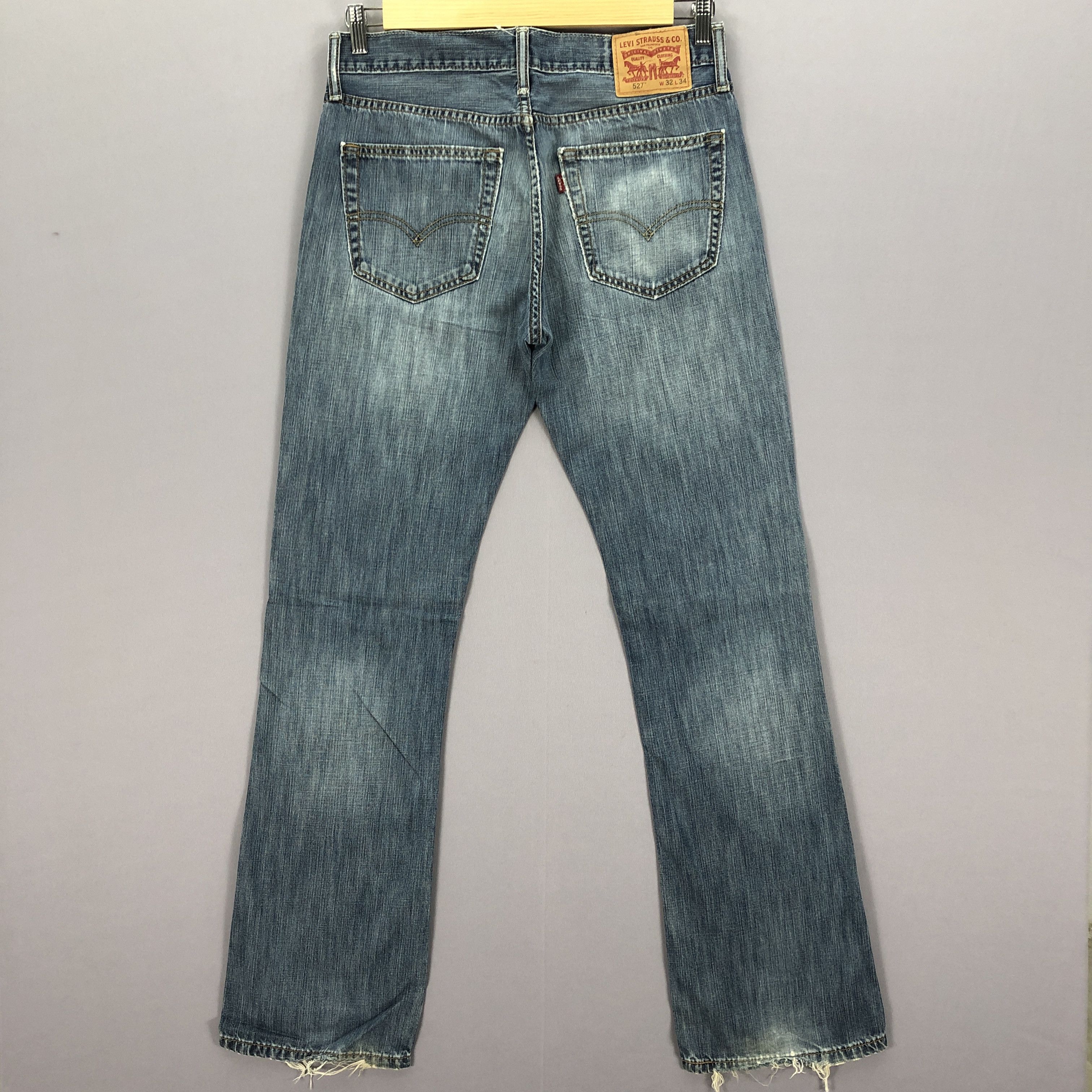 Levi's × Vintage Vintage Y2K Levis Flare Jeans Wide Leg Levi's Boot Cut Denim Size US 32 / EU 48 - 2 Thumbnail