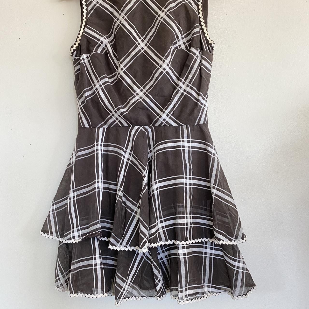 Vintage MELISSA LANE BROWN MINI DRESS 70S VINTAGE SIZE 2-3 Size XS / US 0-2 / IT 36-38 - 2 Thumbnail