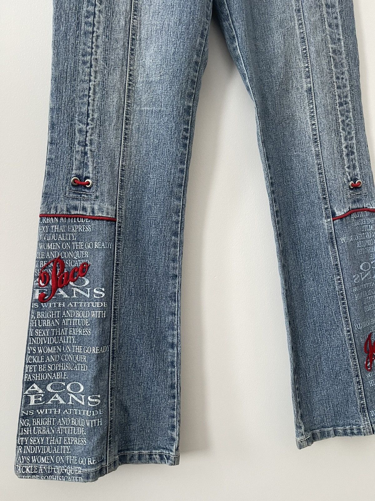 Vintage Rare Vintage PACO JEANS Flare Bootcut Denim Hip Hop Style Size US 30 / EU 46 - 2 Thumbnail