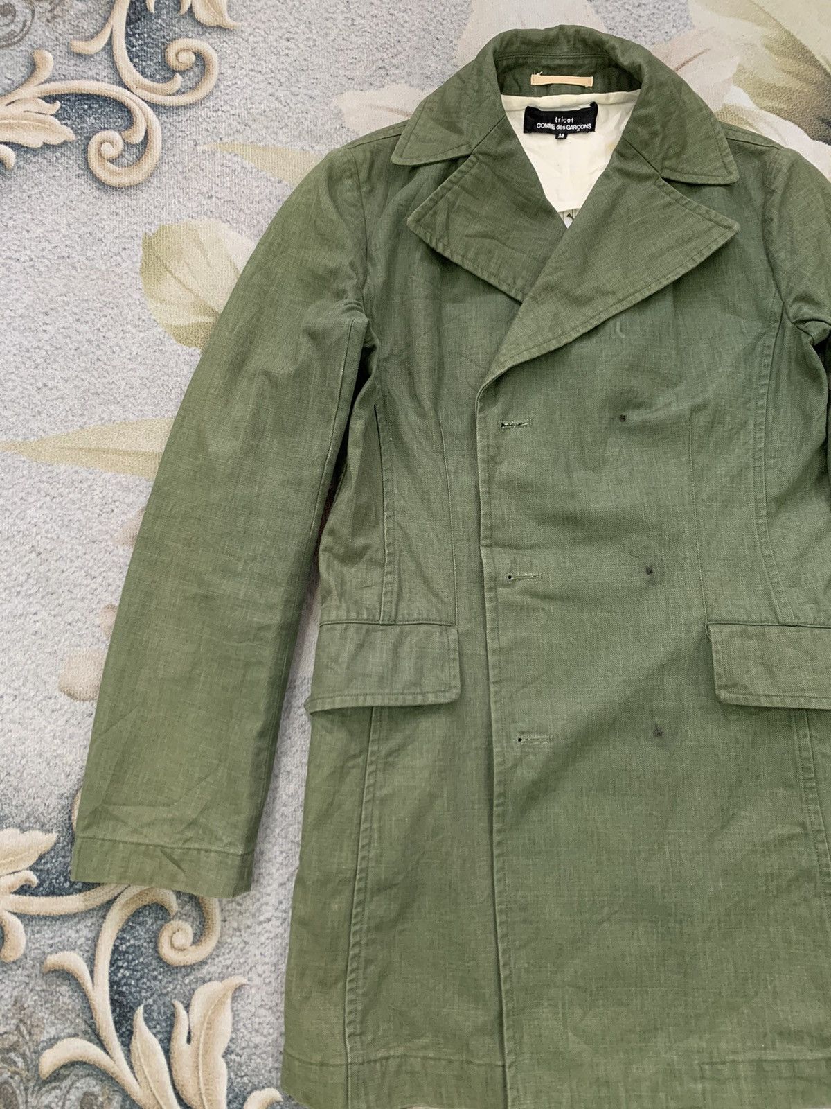 Comme des Garcons Vtg AD2001 Tricot Comme des Garcons Double Breast Coat Jkt Size US M / EU 48-50 / 2 - 4 Thumbnail