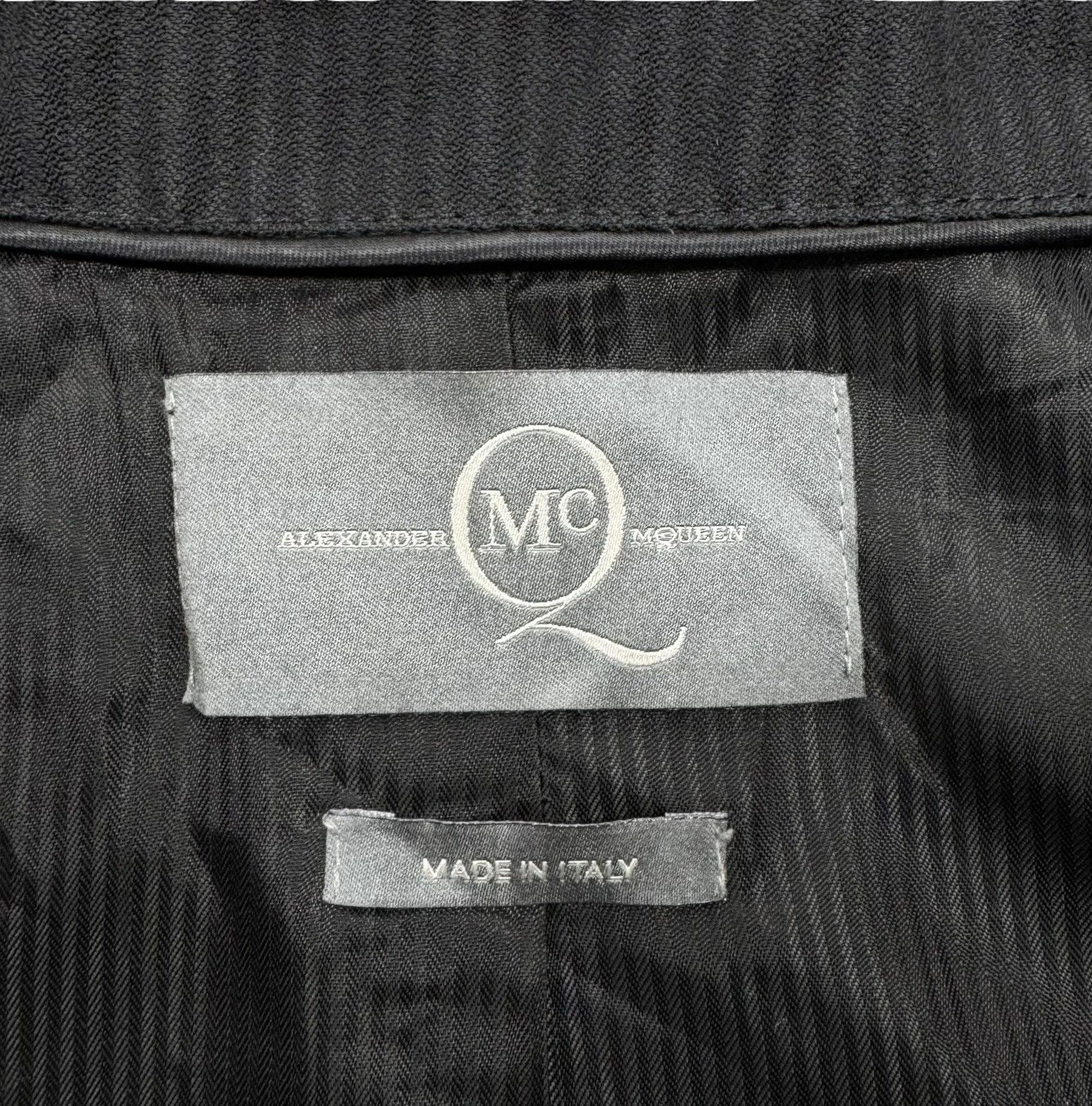 Alexander McQueen Alexander Mcqueen Vintage Striped Blazer Wool Cotton size 46 Size L / US 10 / IT 46 - 10 Thumbnail