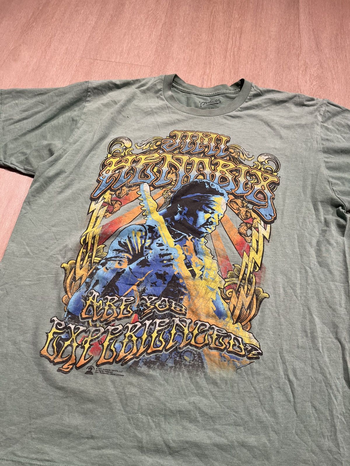 Vintage Jimi Hendrix Shirt Large Size US L / EU 52-54 / 3 - 1 Thumbnail