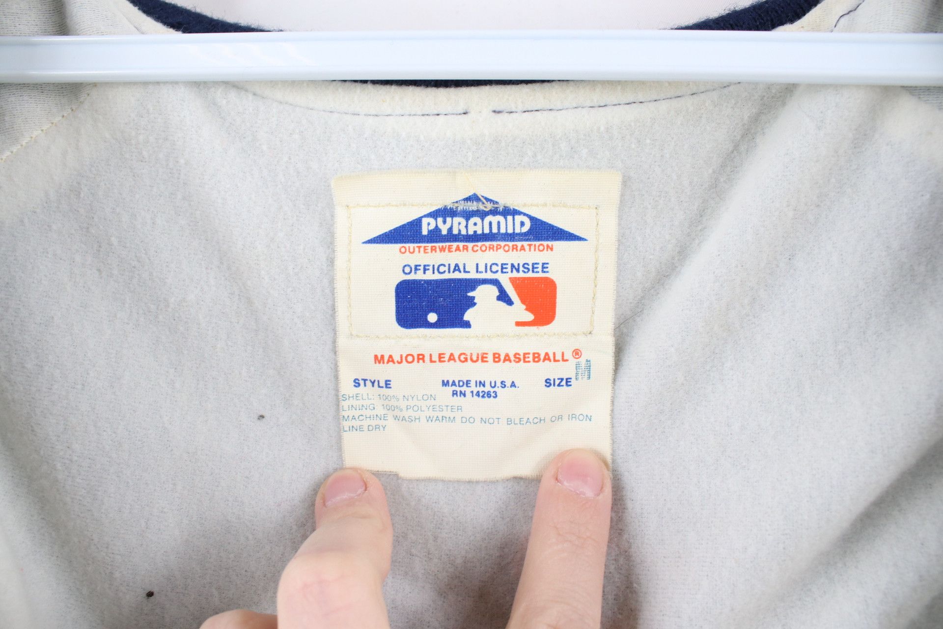 Vintage Vintage 80s Lined Detroit Tigers Baseball Bomber Jacket USA Size US L / EU 52-54 / 3 - 12 Thumbnail