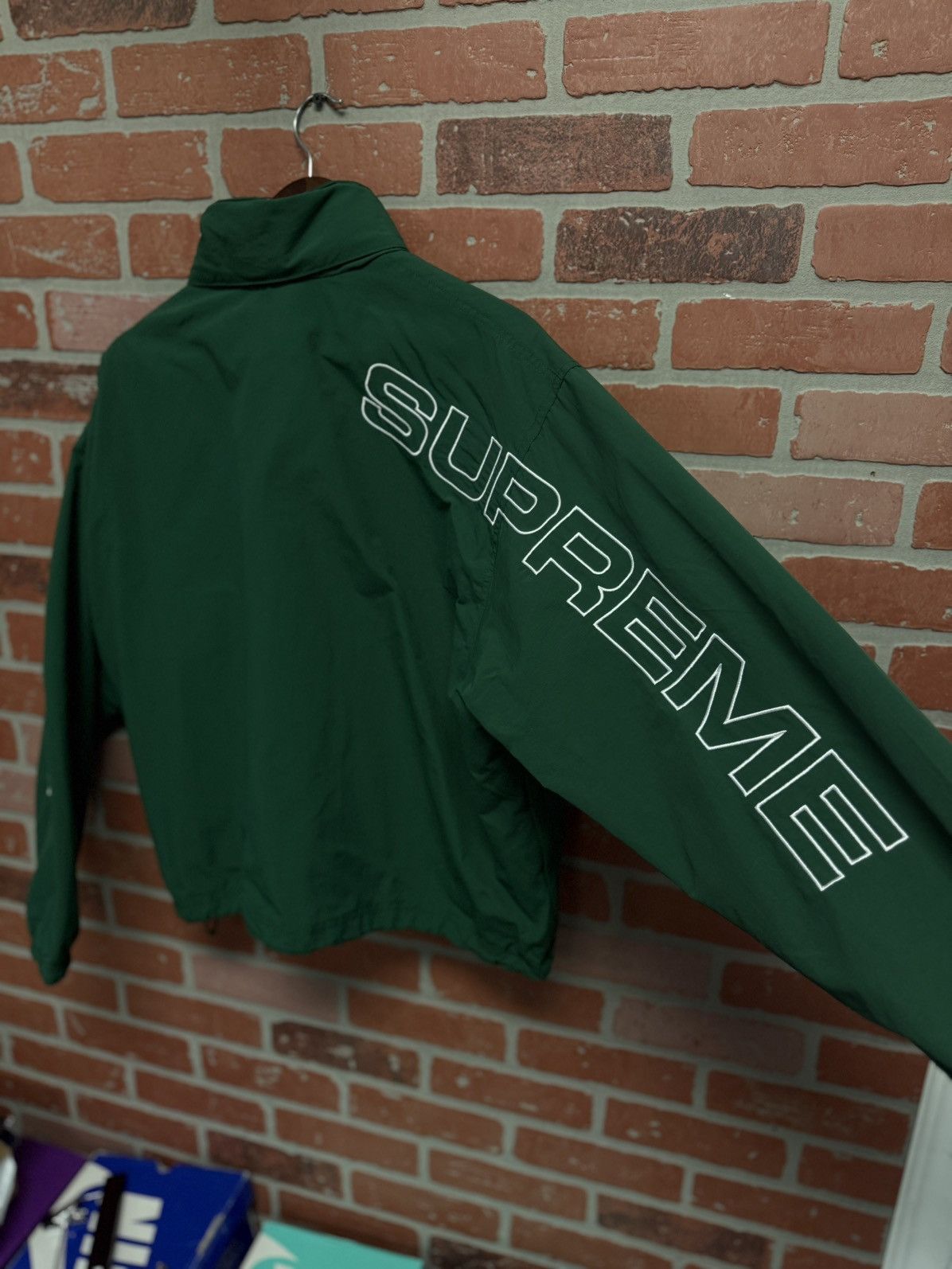 Supreme Supreme Track Jacket Size Small Green (NEW) Size US S / EU 44-46 / 1 - 5 Thumbnail