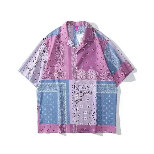 Japanese Brand × Vintage Paisley Patchwork Button Up Short Sleeve Size US XL / EU 56 / 4 - 3 Thumbnail