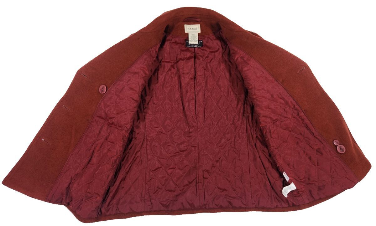 L.L. Bean L.L. Bean Bellandi Wool Peacoat 90s Archive Double Breast Size XL / US 12-14 / IT 48-50 - 3 Thumbnail