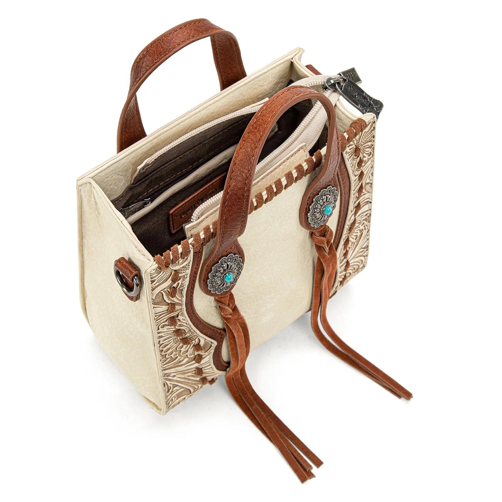 Designer Trinity Ranch Stylish Handbag with Fringe Accents Size ONE SIZE - 2 Thumbnail