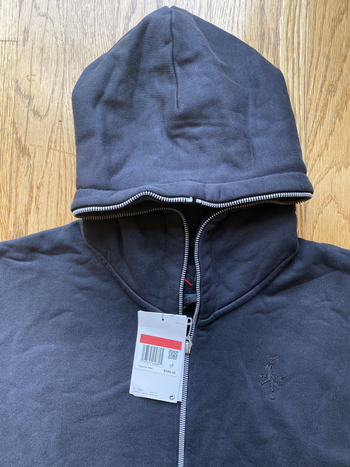 Jordan Brand × Nike × Travis Scott Travis Scott x Jordan x Nike Rare Zip Up Hoodie Sz L Size US L / EU 52-54 / 3 - 17 Thumbnail