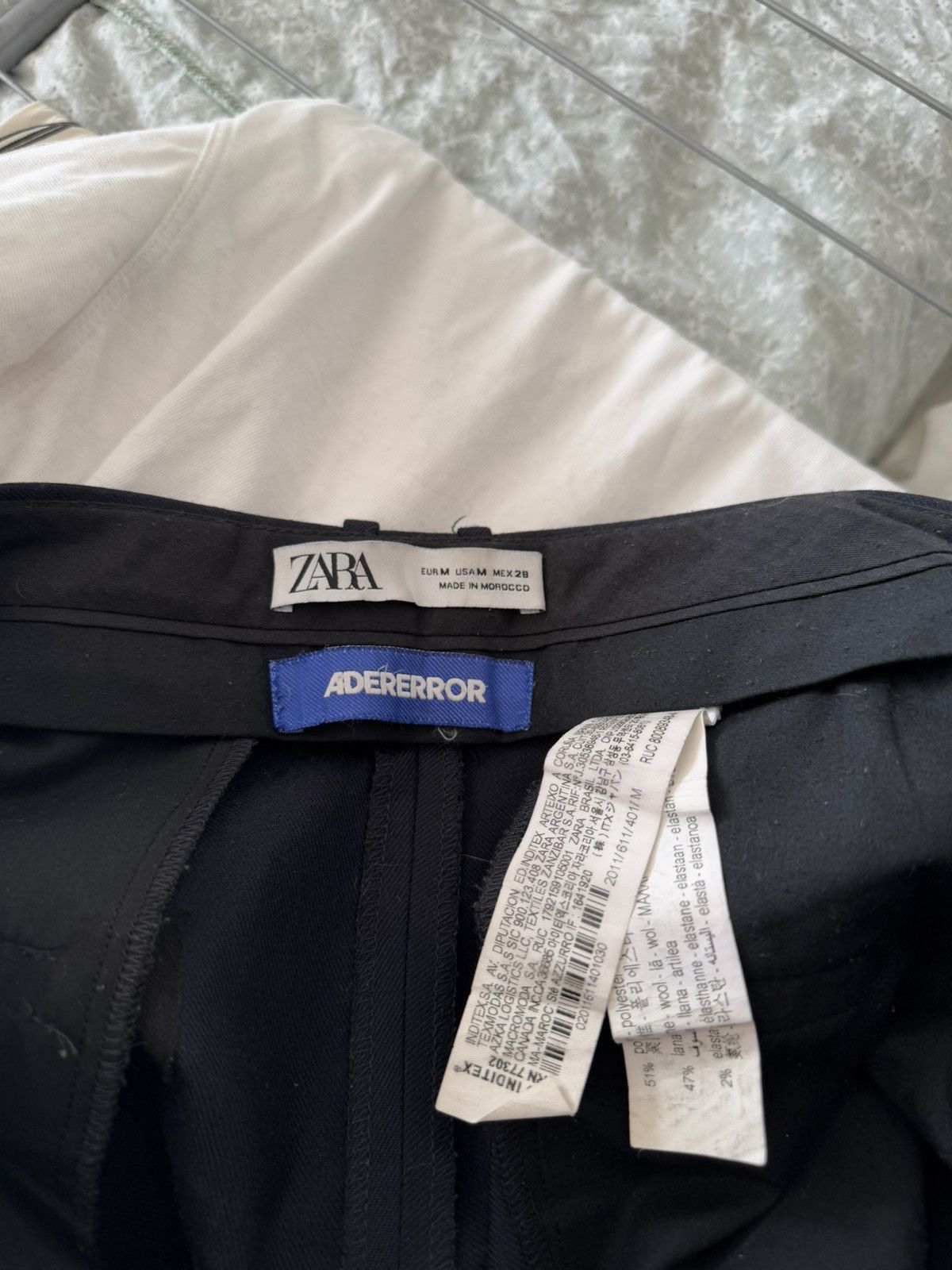 Ader Error × Zara Ader Error x Zara Designer Wool Casual Pant High End Rare Size US 30 / EU 46 - 4 Thumbnail