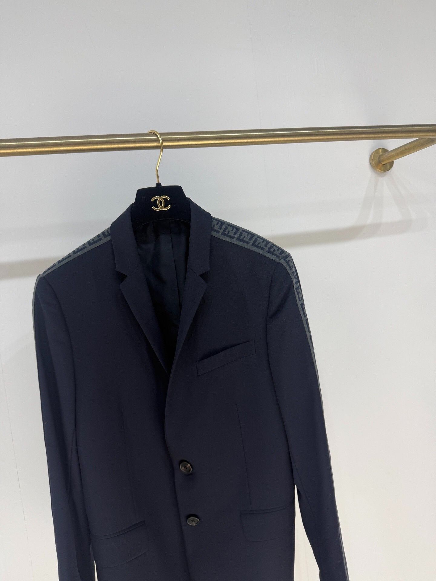 Fendi Fendi FF Sleeved Badge Suit Jacket Size US S / EU 44-46 / 1 - 2 Thumbnail