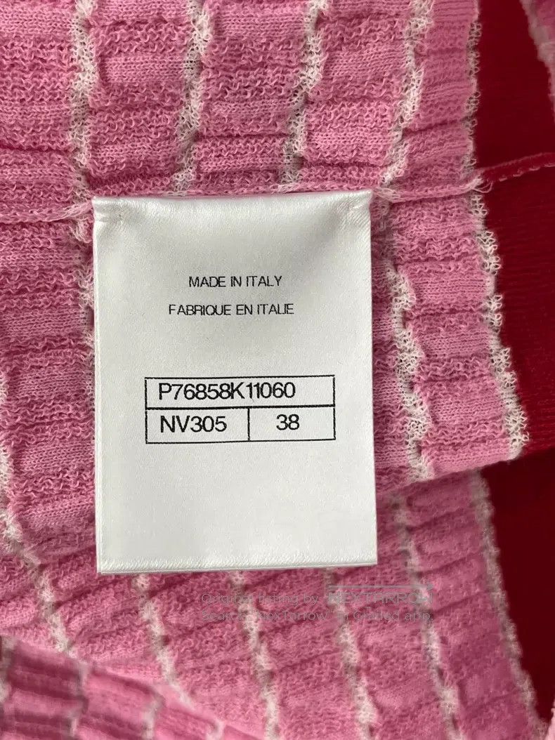Chanel Chanel 24P pink striped vest Size XS / US 0-2 / IT 36-38 - 5 Thumbnail