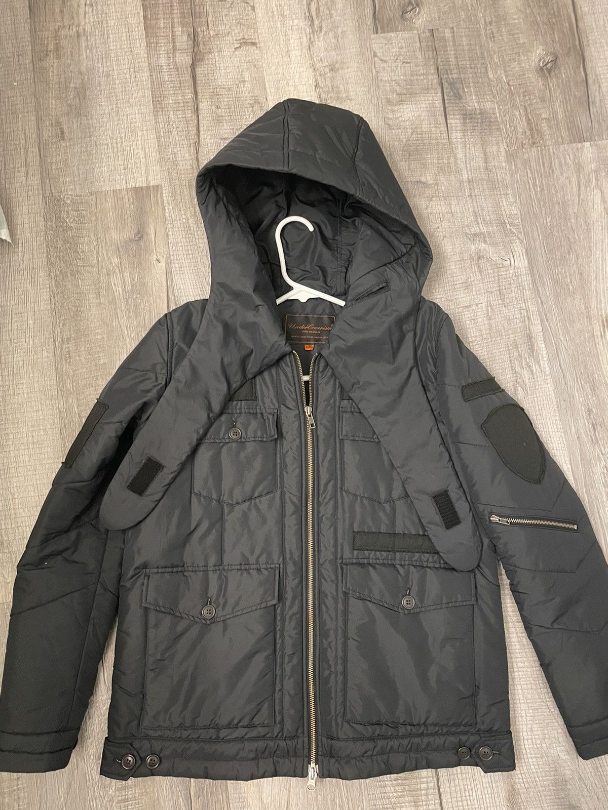 image of Undercover Cargo Jacket in Navy, Men's (Size Medium)