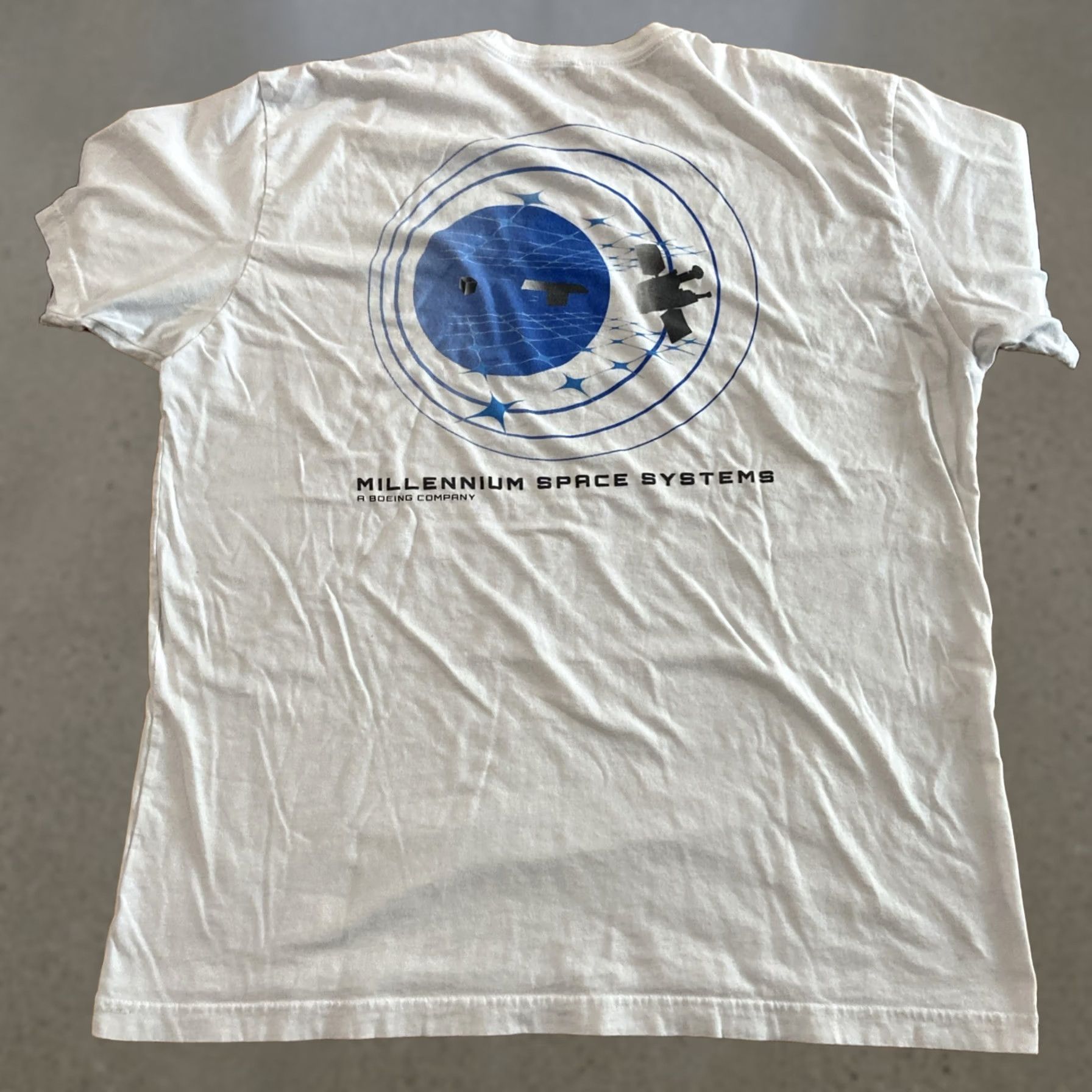 NASA VINTAGE Millennium Space Systems (Boeing) Orbits Women’s Shirt XL White NASA Mars Space Mens Girls Womens Size XL / US 12-14 / IT 48-50 - 1 Thumbnail
