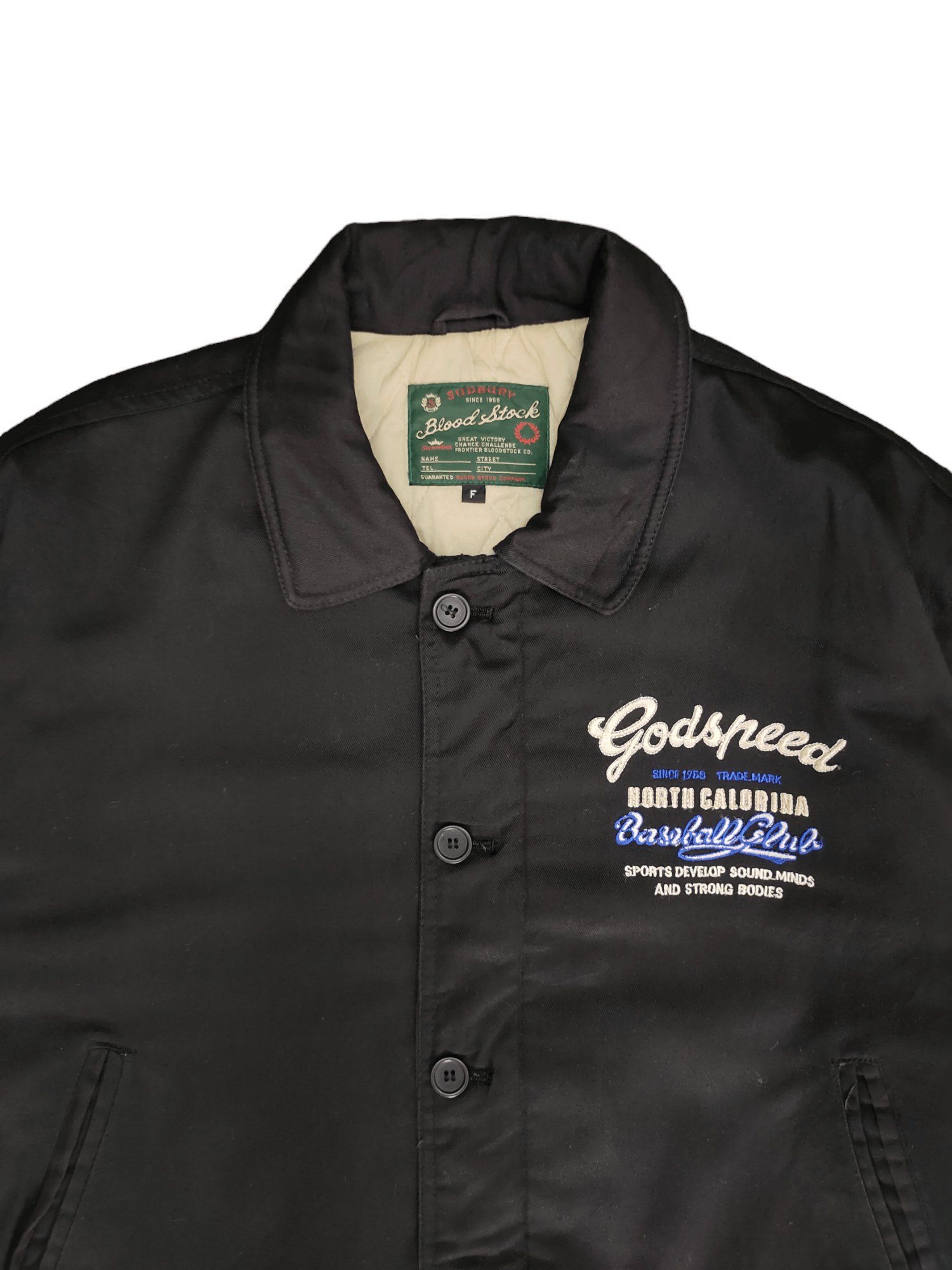 MLB 1990s North Calorina Baseball National Team Quilted Jacket Size US L / EU 52-54 / 3 - 3 Thumbnail