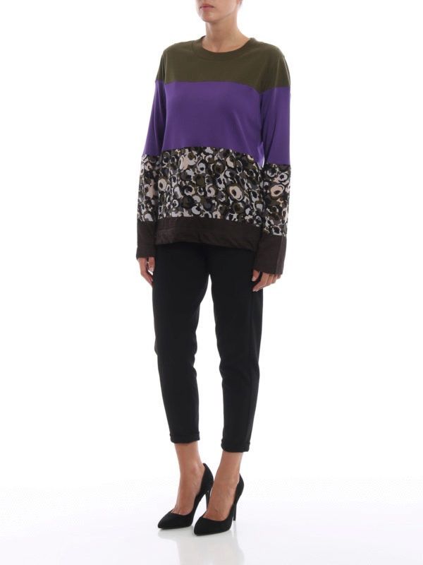 Marni Marni Colour Block Panelled Long Sleeve T-shirt RRP 350$ Size M / US 6-8 / IT 42-44 - 11 Thumbnail
