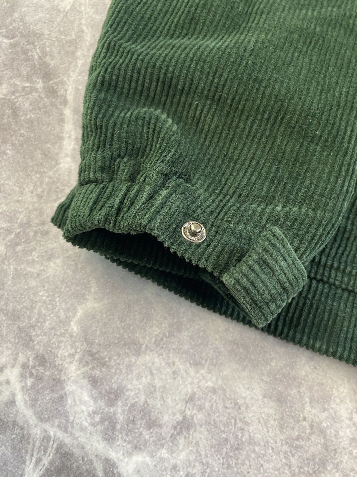 Patta Patta Green Corduroy Jacket with Two Front Pocket Size: L Size US L / EU 52-54 / 3 - 4 Thumbnail