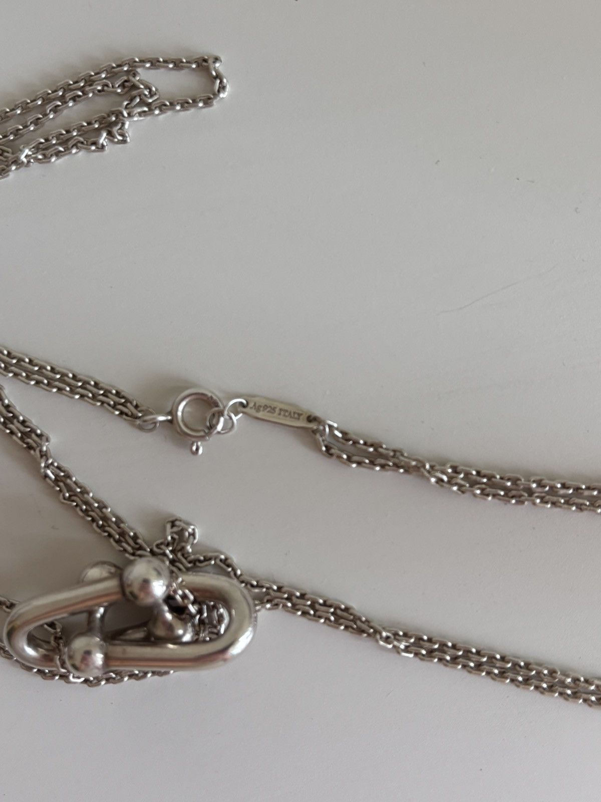 Tiffany & Co. Tiffany Hardware - Small Double Link Pendant Silver Size ONE SIZE - 5 Thumbnail