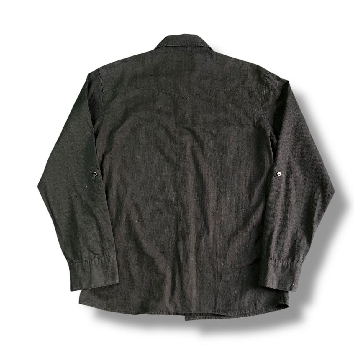 If Six Was Nine 🇯🇵 VILLAND BUTTON UP PUNK GOTHIC AVANT GARDE WORKSHIRT Size US M / EU 48-50 / 2 - 2 Thumbnail