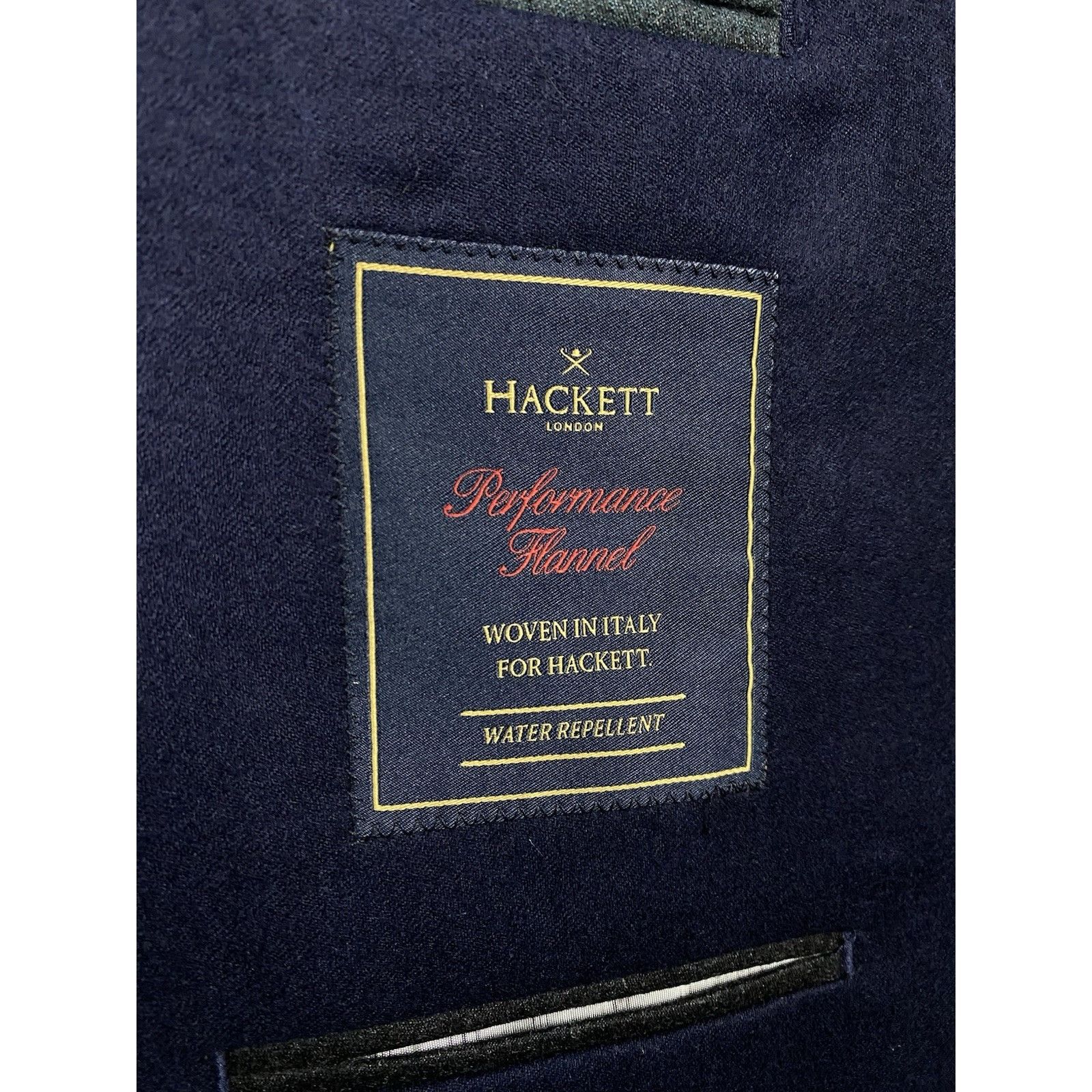 Hackett MINT! Hackett London Men's Blue Twill Wool Blazer Sportcoat Size 42R - 8 Thumbnail