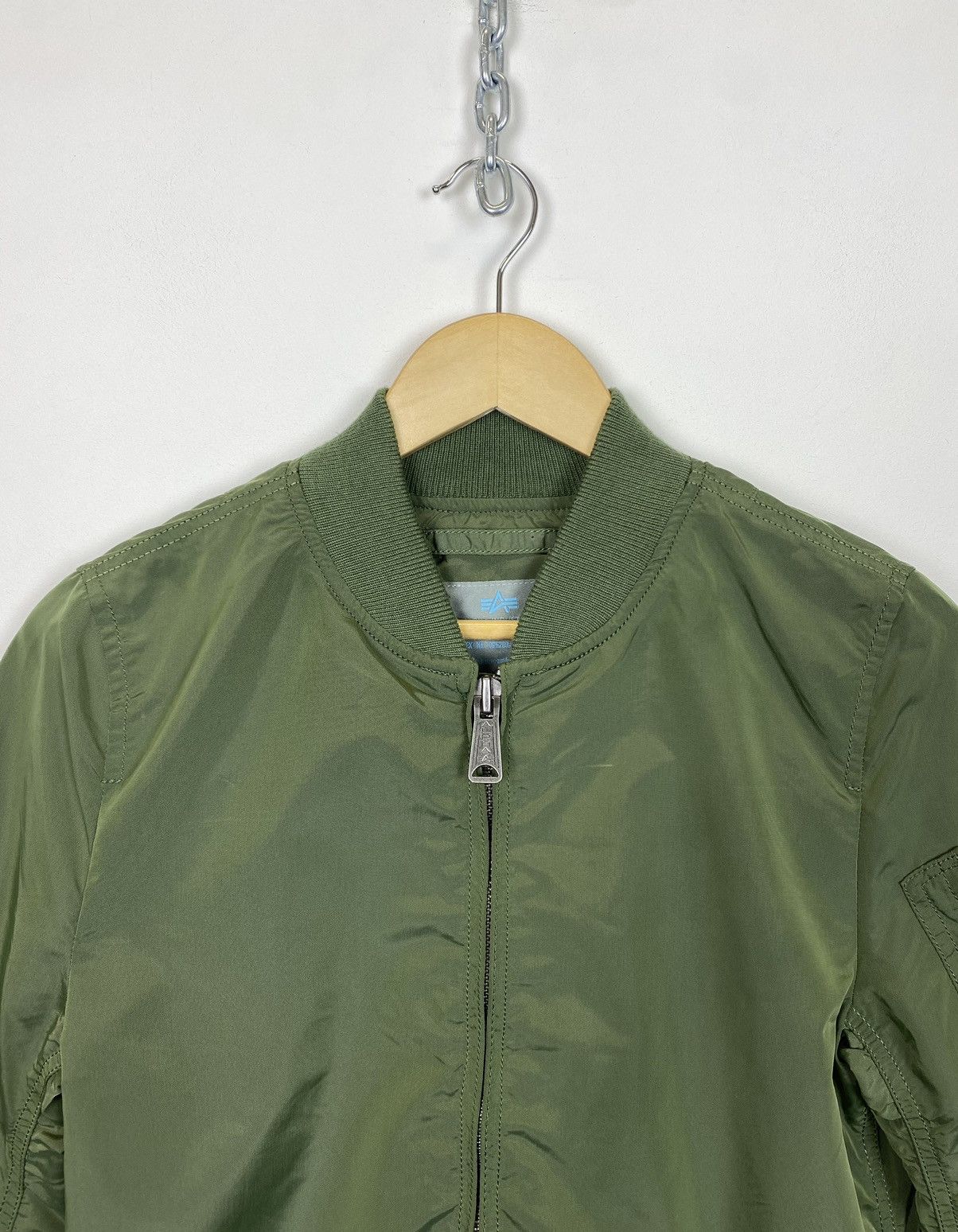 Alpha Industries Vintage Alpha Industries Long Bomber Jacket MA 1 90’s Size XS / US 0-2 / IT 36-38 - 2 Thumbnail