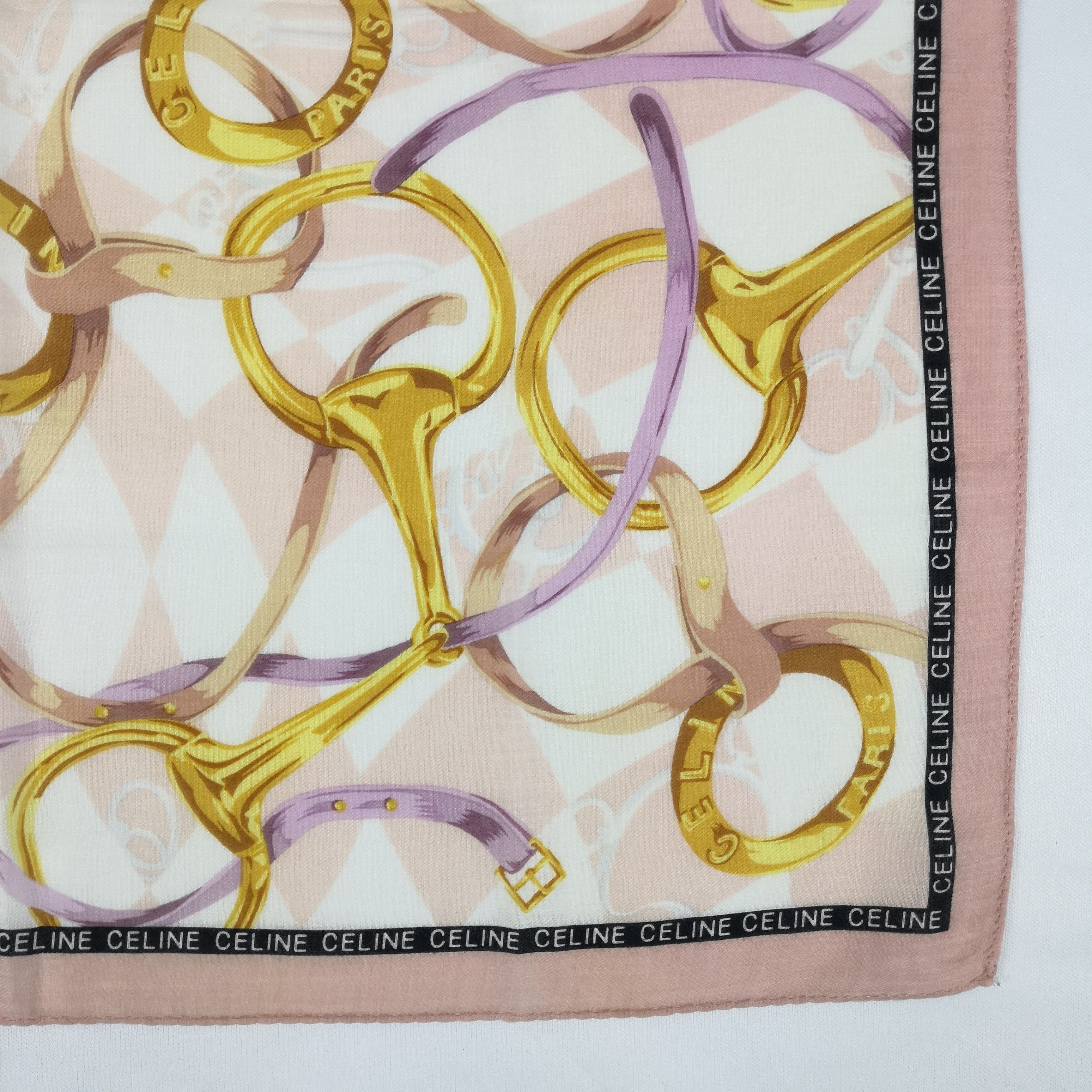 Celine Vintage Celine Paris Handkerchief 56789 Size ONE SIZE - 3 Thumbnail