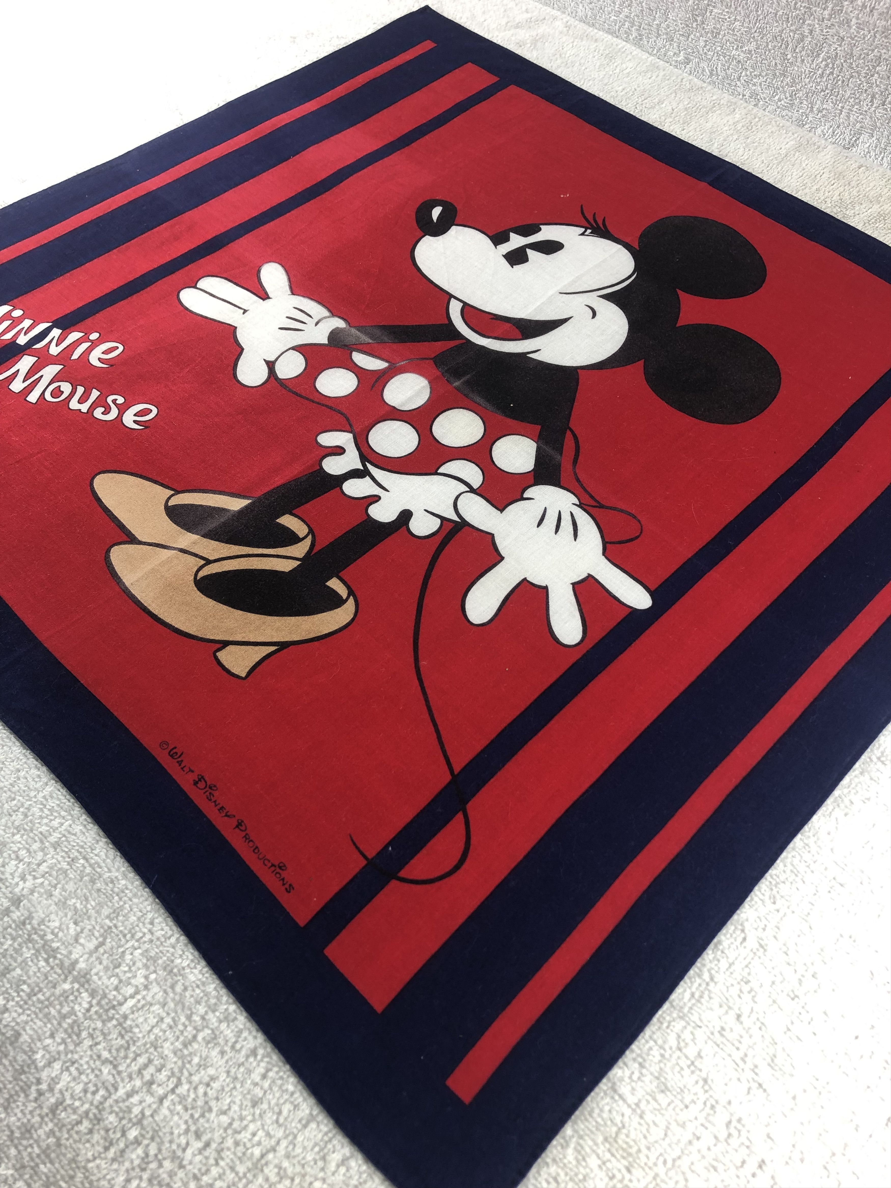 Disney × Mickey Mouse × Vintage Disney Minnie Mouse Handkerchief / Bandana / Neckerchief Size ONE SIZE - 4 Thumbnail