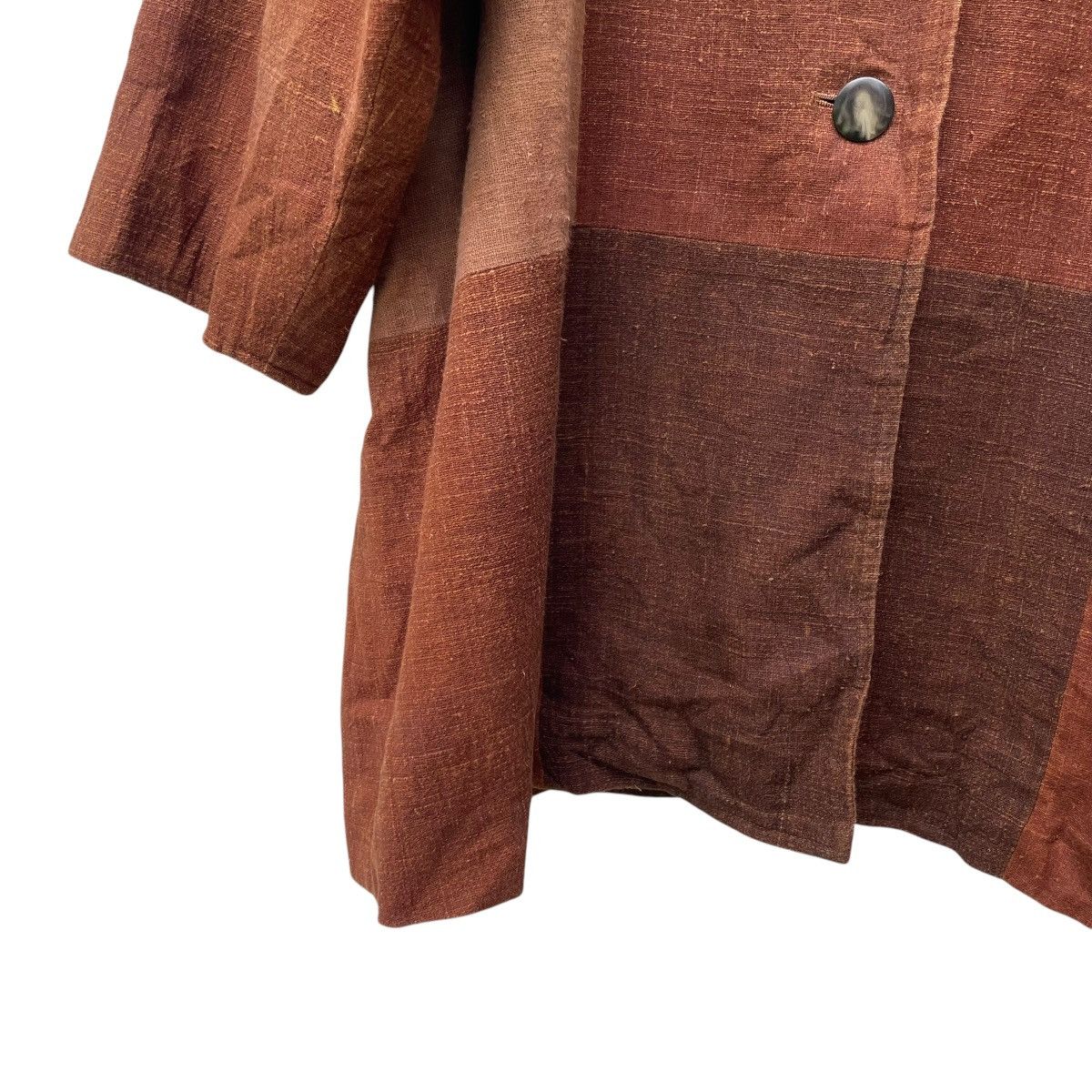 Issey Miyake × Japanese Brand × Vintage Vintage 90s Japanese Brand Patchwork Jacket Size M / US 6-8 / IT 42-44 - 7 Thumbnail