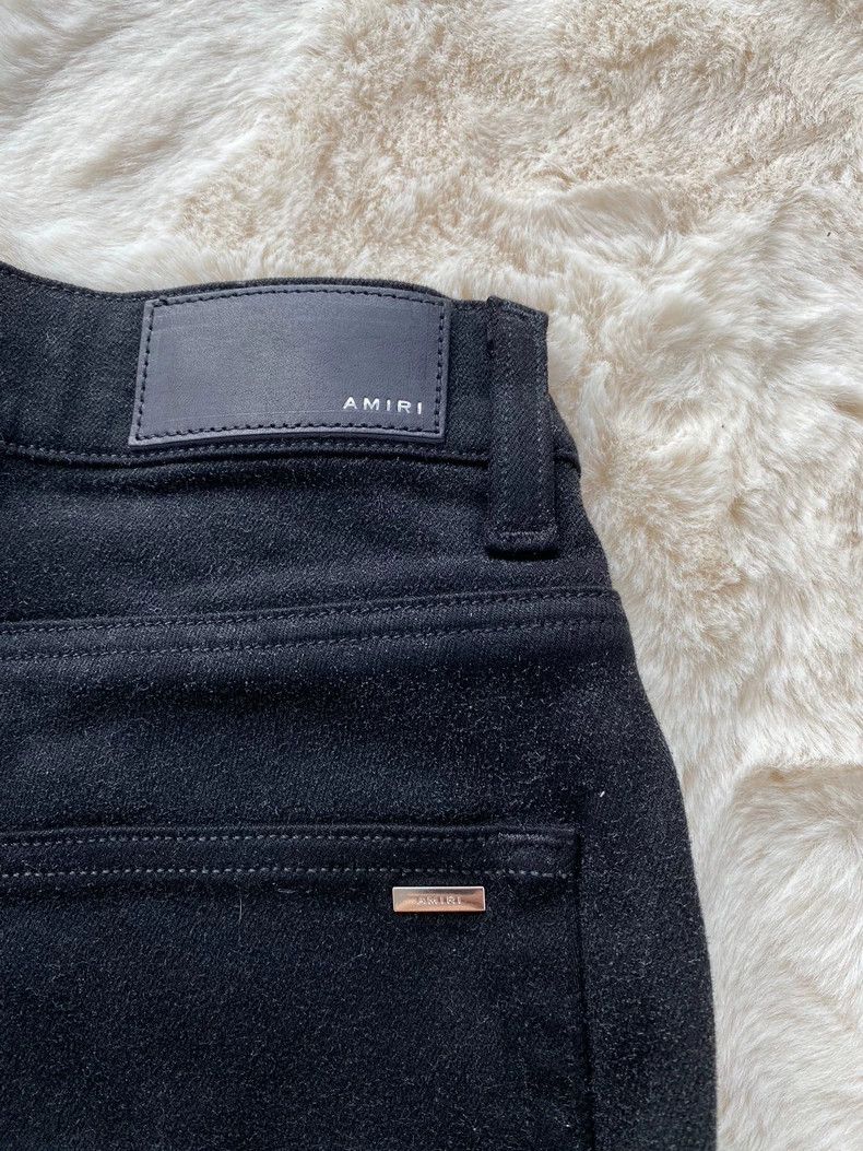 Amiri Amiri Dark Patterned Black MX2 Jean Size US 31 - 2 Thumbnail